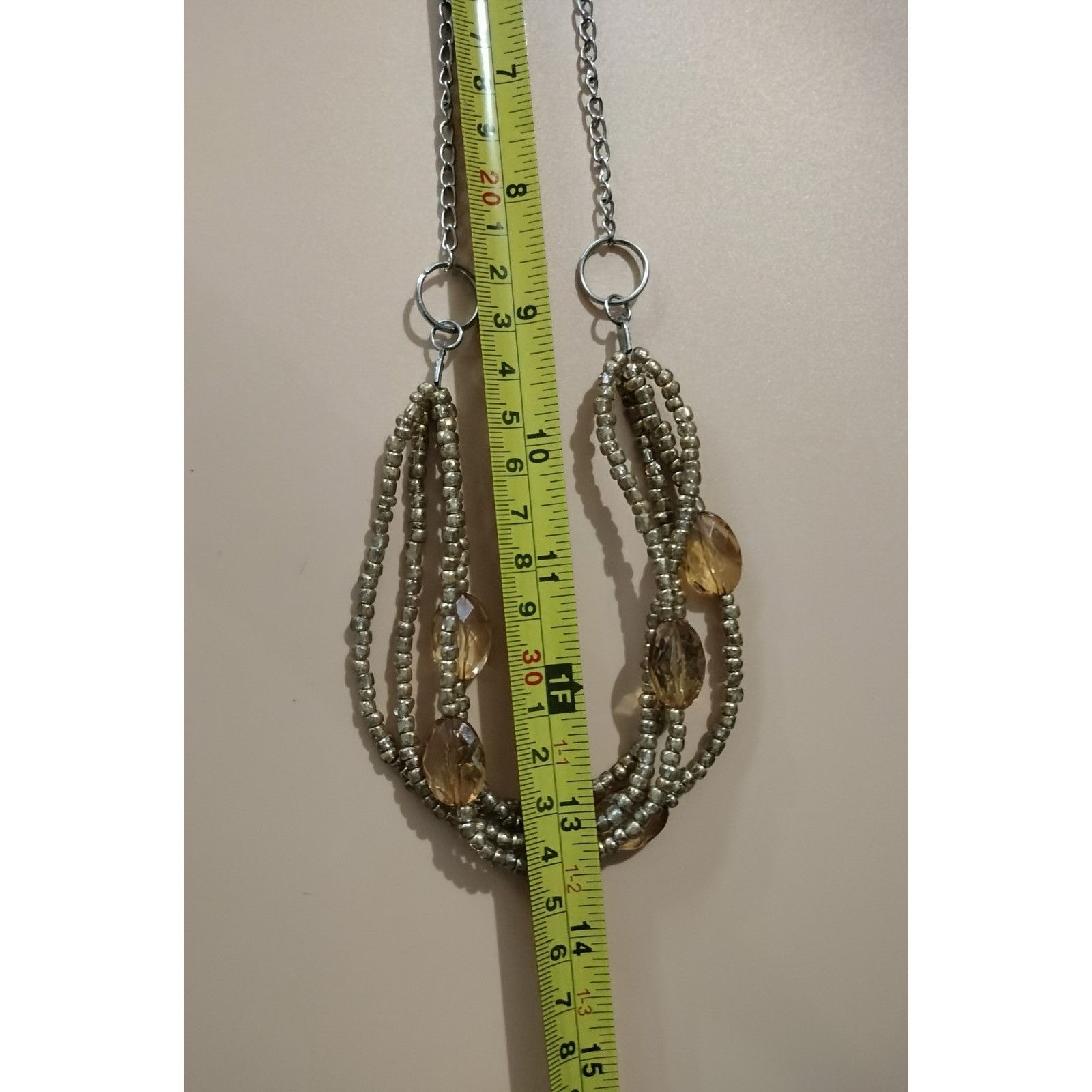 Other Cato Long Multi Strand Necklace Beaded Layered Chain Stateme Size ONE SIZE - 3 Thumbnail