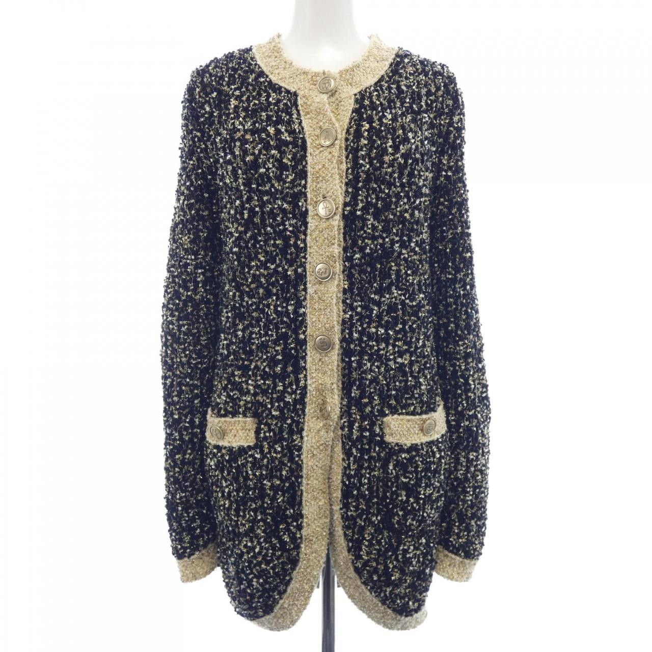 Chanel Chanel Chanel Long Cardigan Long Cardigan Textile Tops P61622K47214 19A DUTY FREE for USA Size ONE SIZE - 1 Thumbnail