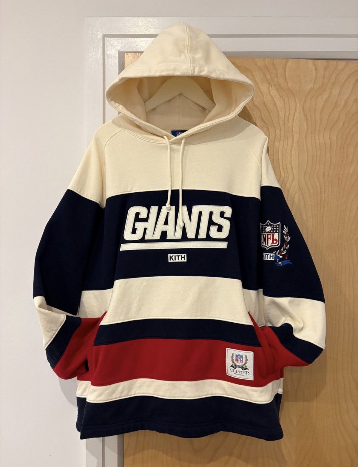 Kith KITH x NFL New York Giants Delk Hockey Hoodie Size Med Size US M / EU 48-50 / 2 - 1 Thumbnail
