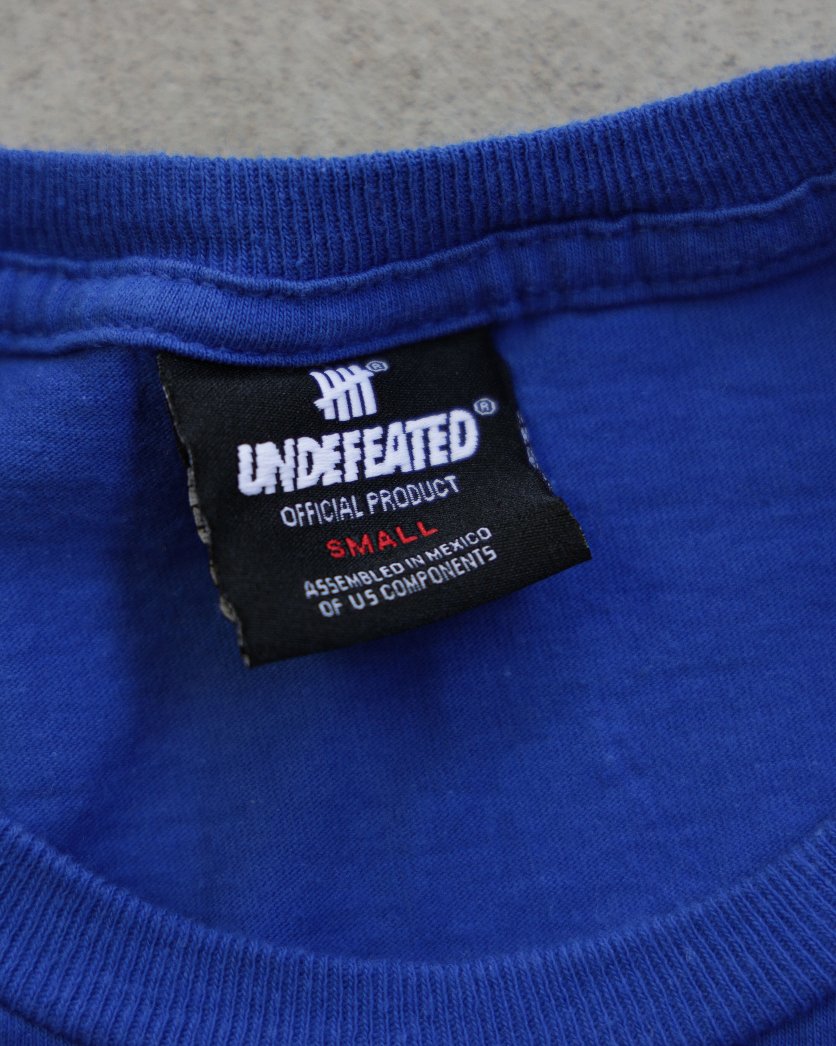 Undefeated UNDEFEATED Ax Blue Tee Size US S / EU 44-46 / 1 - 5 Thumbnail