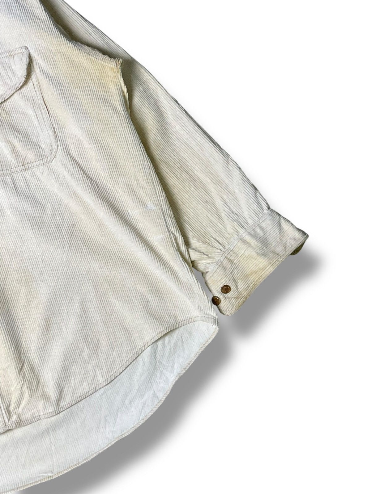 Japanese Brand Creation Cube Authentic Brand Corduroy Shirts (58) Size US M / EU 48-50 / 2 - 6 Thumbnail