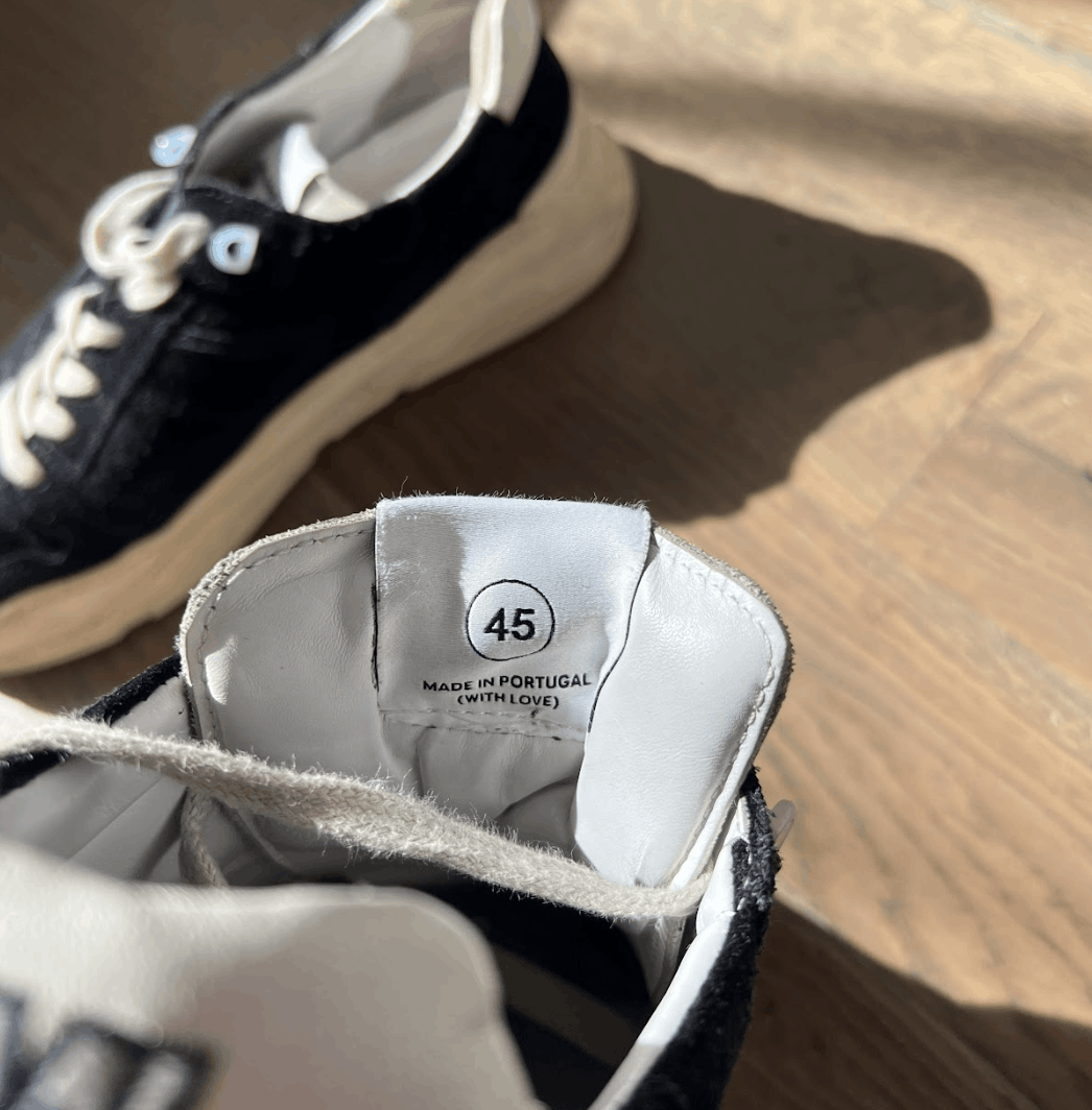 AMI Leather-Trimmed Suede Sneakers Size US 12 / EU 45 - 5 Thumbnail