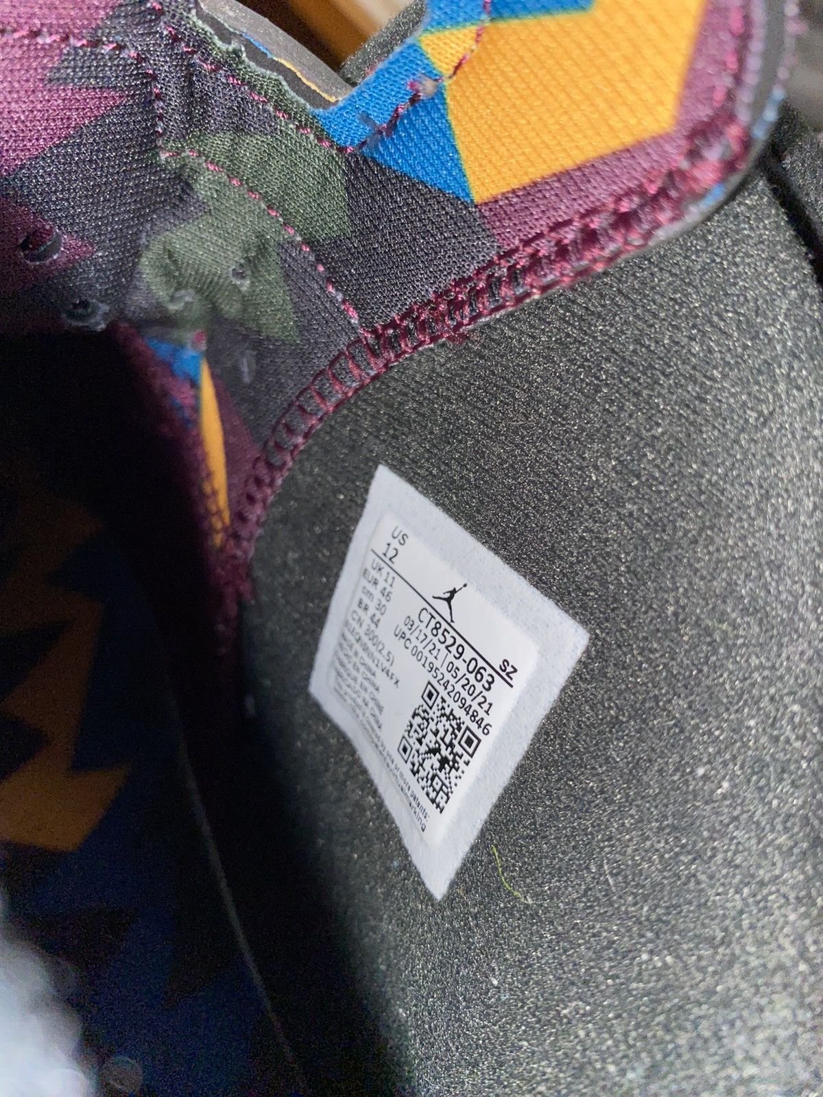 Jordan Brand × Nike Jordan 6 Retro Bordeaux Size US 12 / EU 45 - 7 Thumbnail