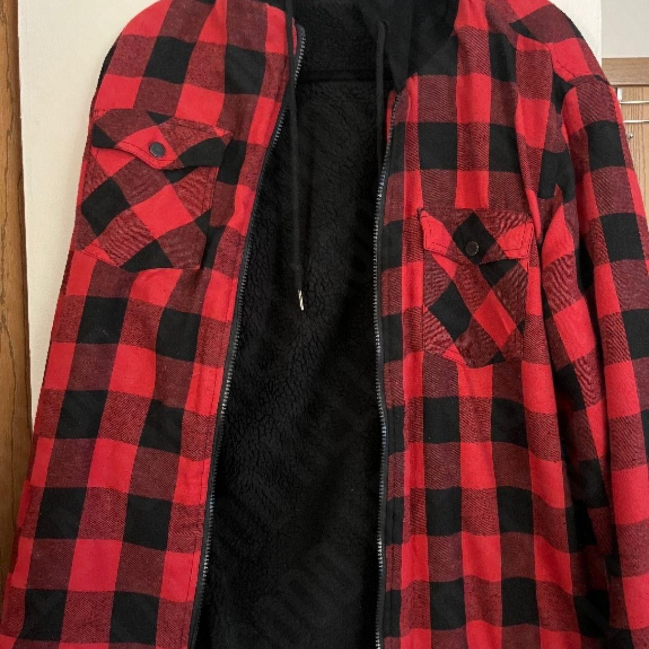 Other Generic Hooded Flannel Jacket Size US L / EU 52-54 / 3 - 2 Thumbnail
