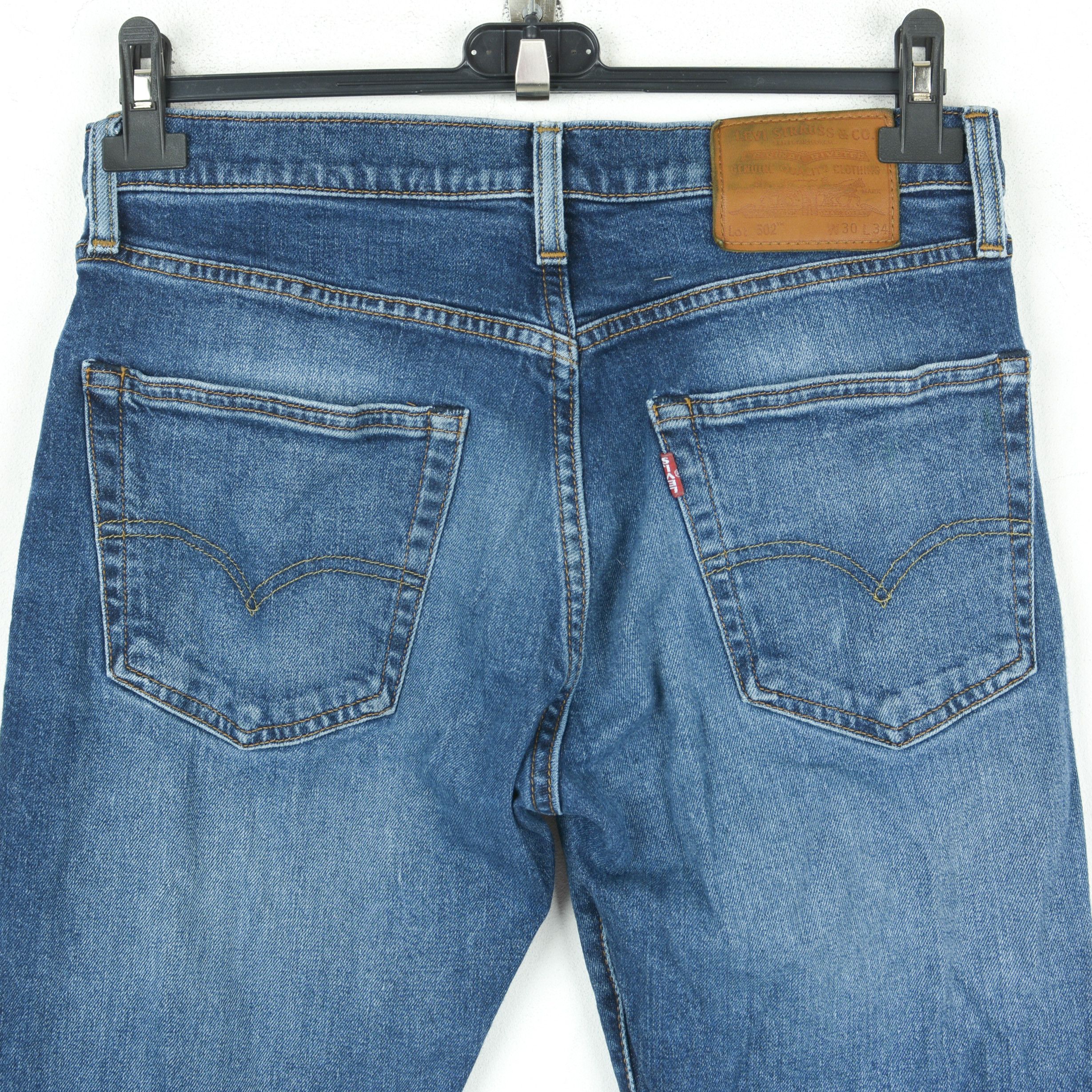 Levi's Premium Big E 502 W30 L30 Skinny Regular Jeans Denim Pants Size US 30 / EU 46 - 4 Thumbnail
