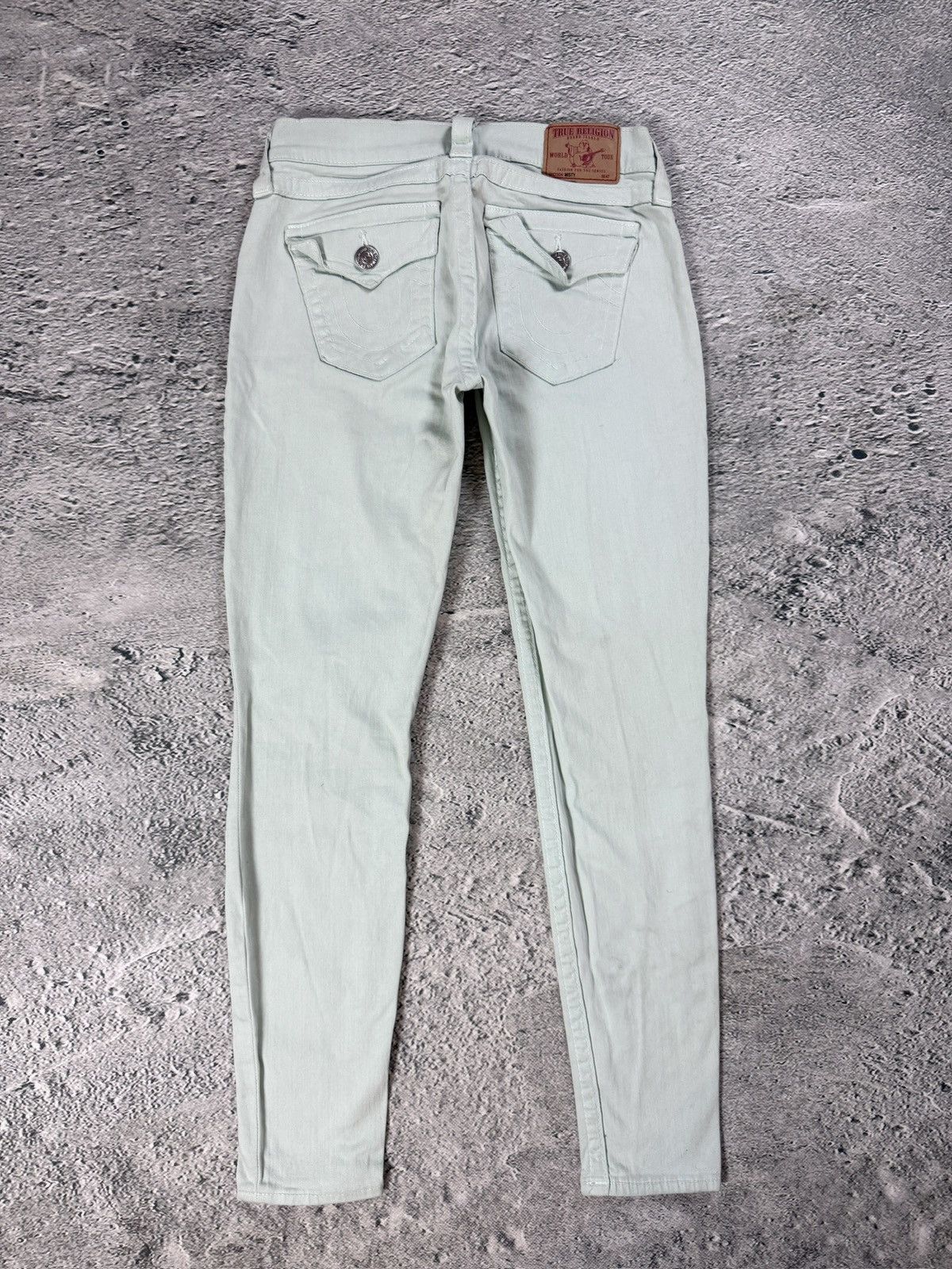 True Religion True Religion jeans mint turquoise vintage denim pants Size 28" / US 6 / IT 42 - 1 Thumbnail