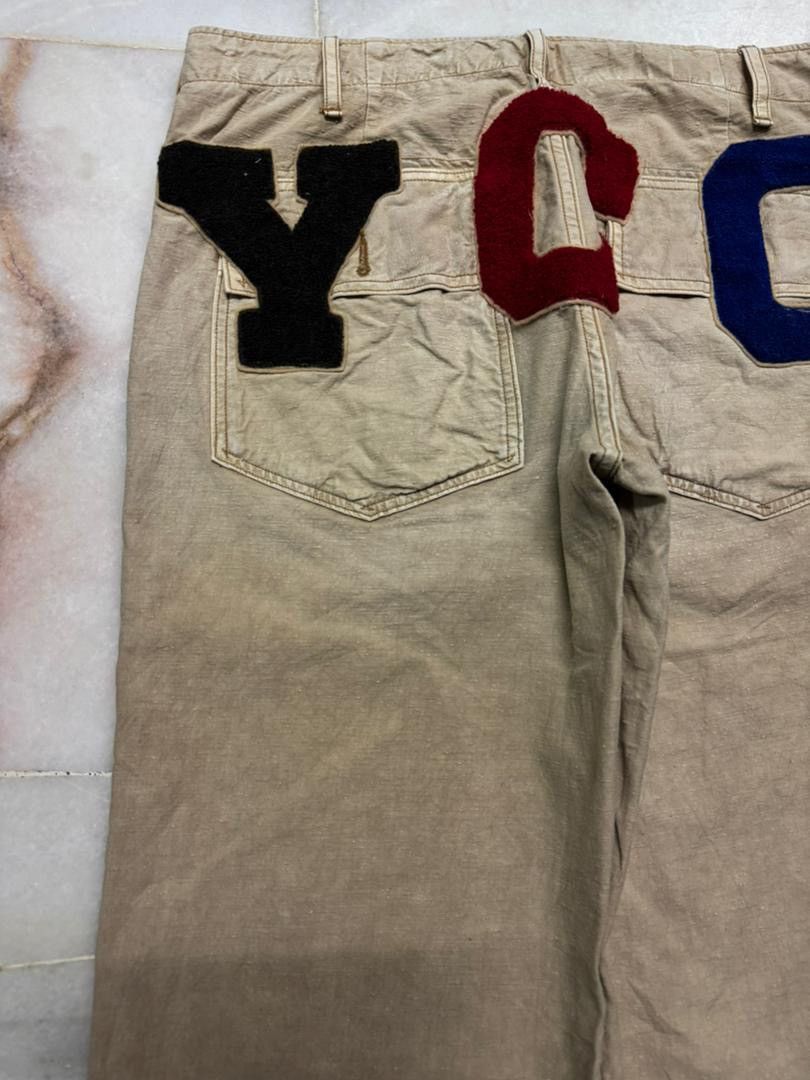 Vintage 💥 Go To Hollywood Baker Pants 90s Sick Faded Y C C Logo Size US 30 / EU 46 - 15 Thumbnail