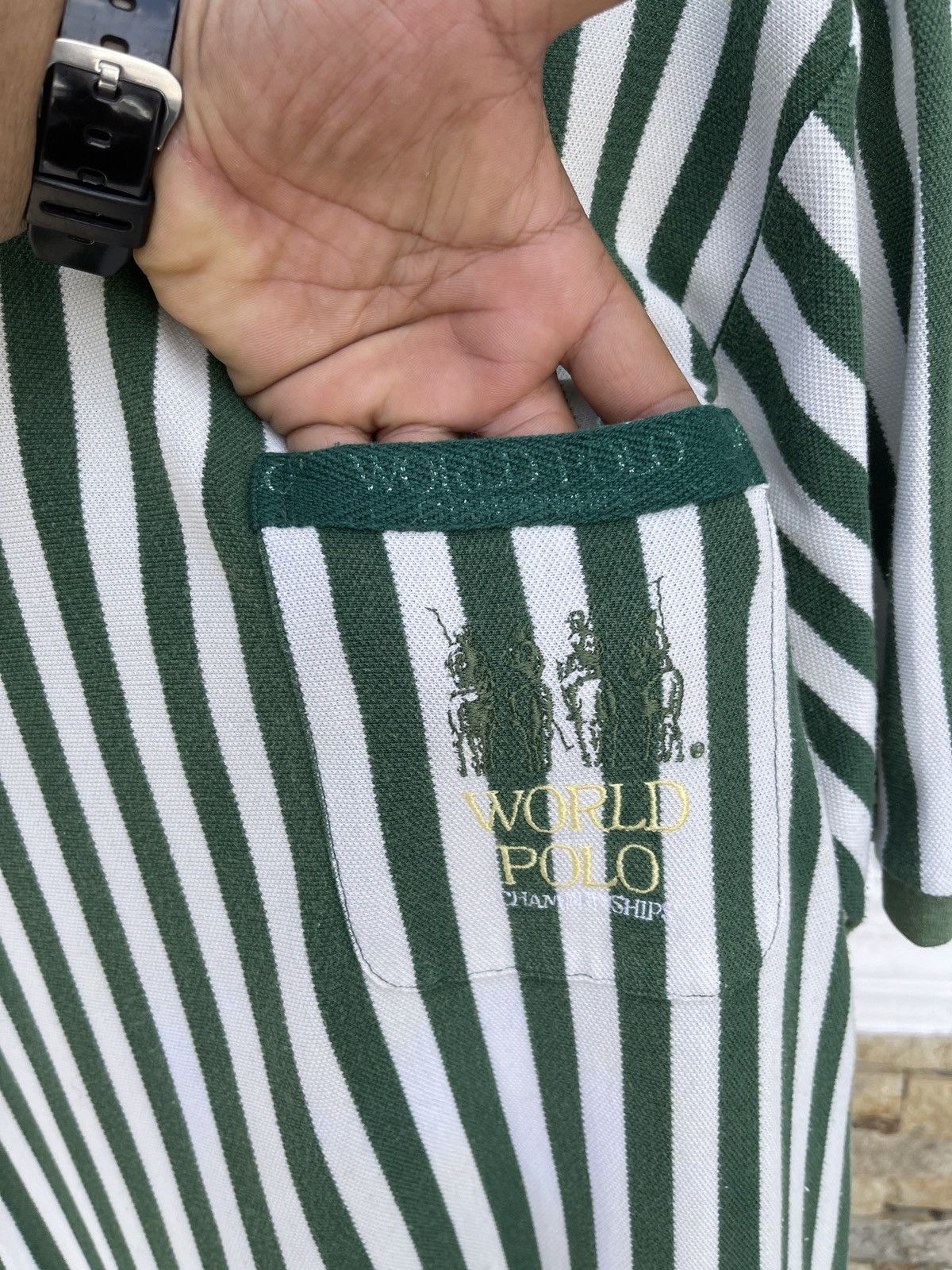 Ralph Lauren Last Drop🔥Vtg POLO RALPH LAUREN World Polo Championship Tee Size US M / EU 48-50 / 2 - 6 Thumbnail