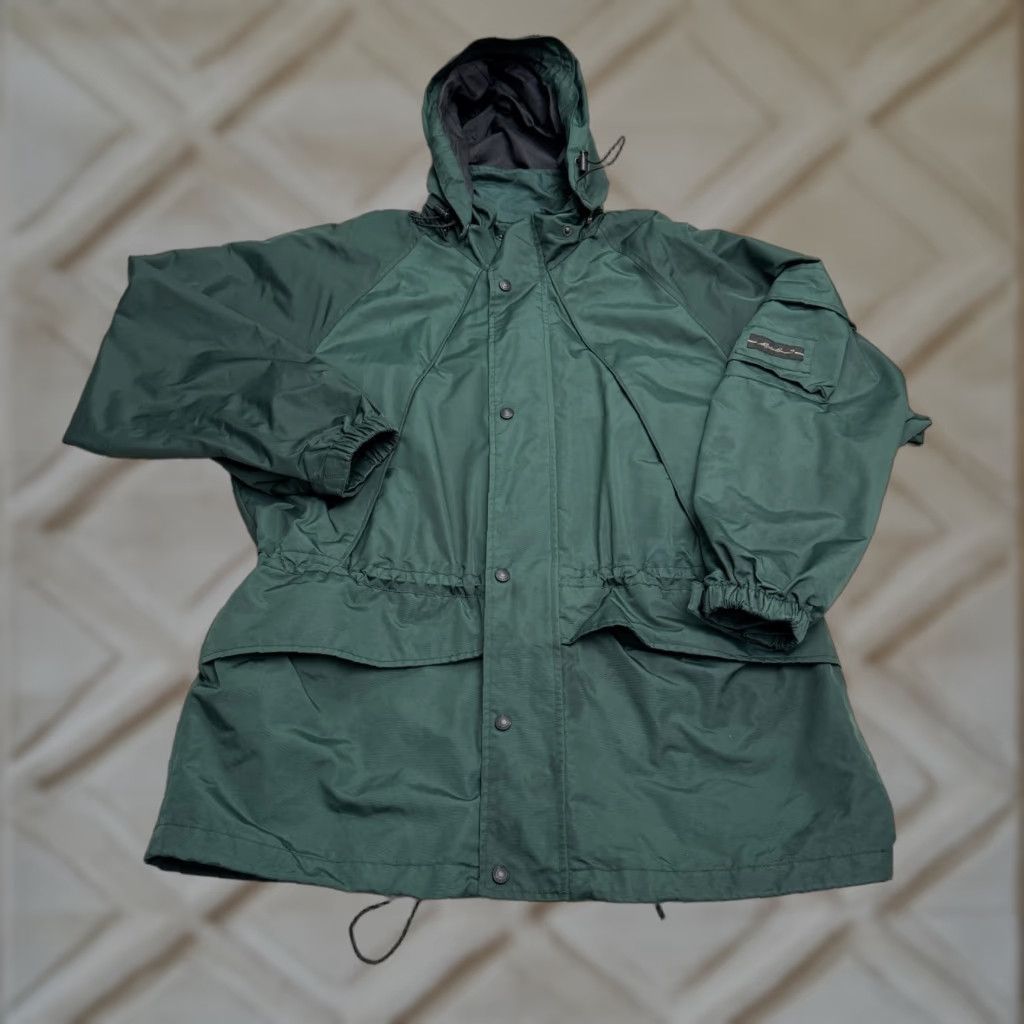 Eddie Bauer VINTAGE Eddie Bauer Parka Jacket Hoodie Mens M Green Nylon Outdoor 90s Size US M / EU 48-50 / 2 - 1 Thumbnail
