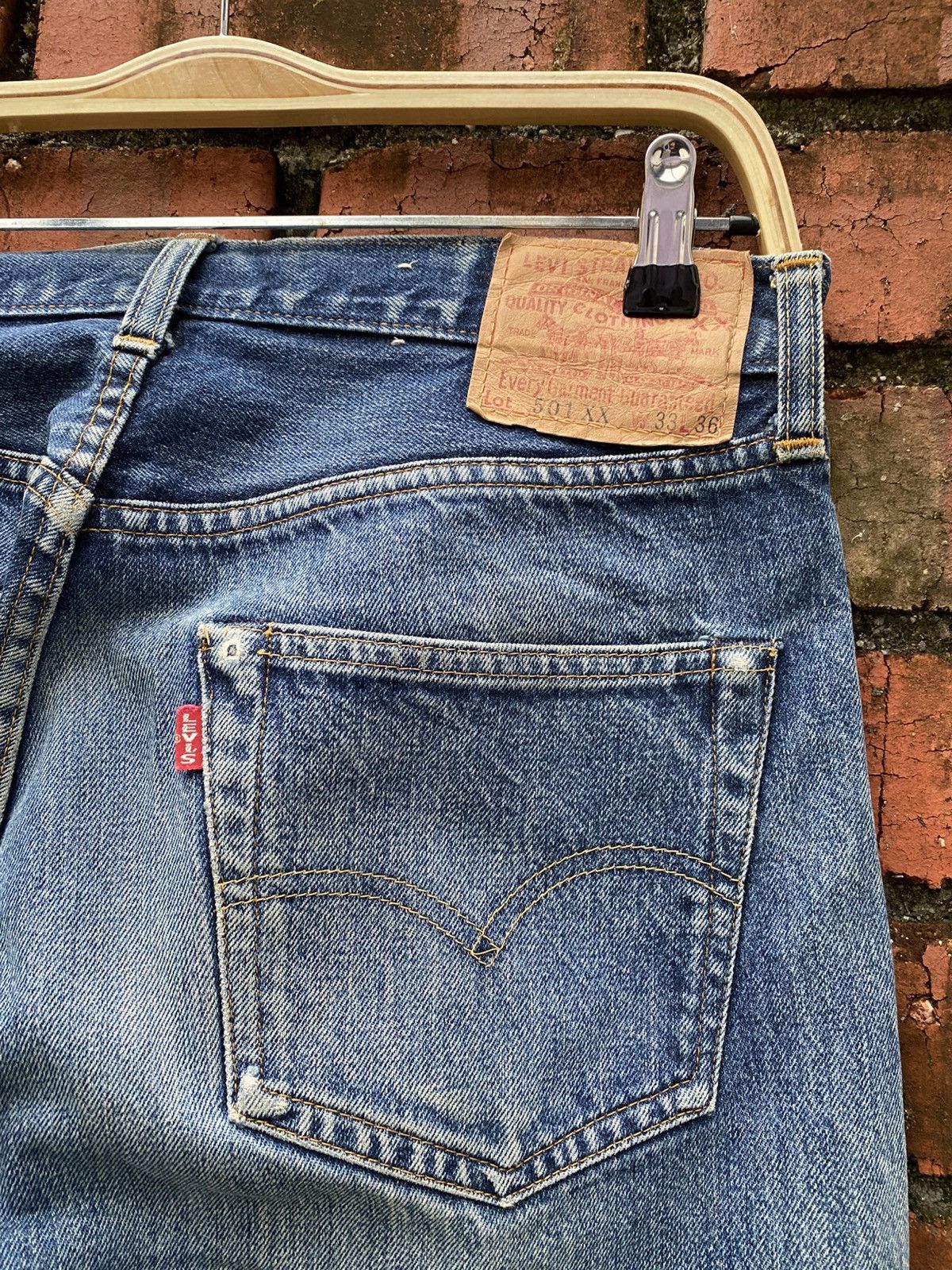 Levi's × Levi's Vintage Clothing × Vintage W32x32 Vintage levi's 501xx redline big E made in USA Size US 32 / EU 48 - 7 Thumbnail