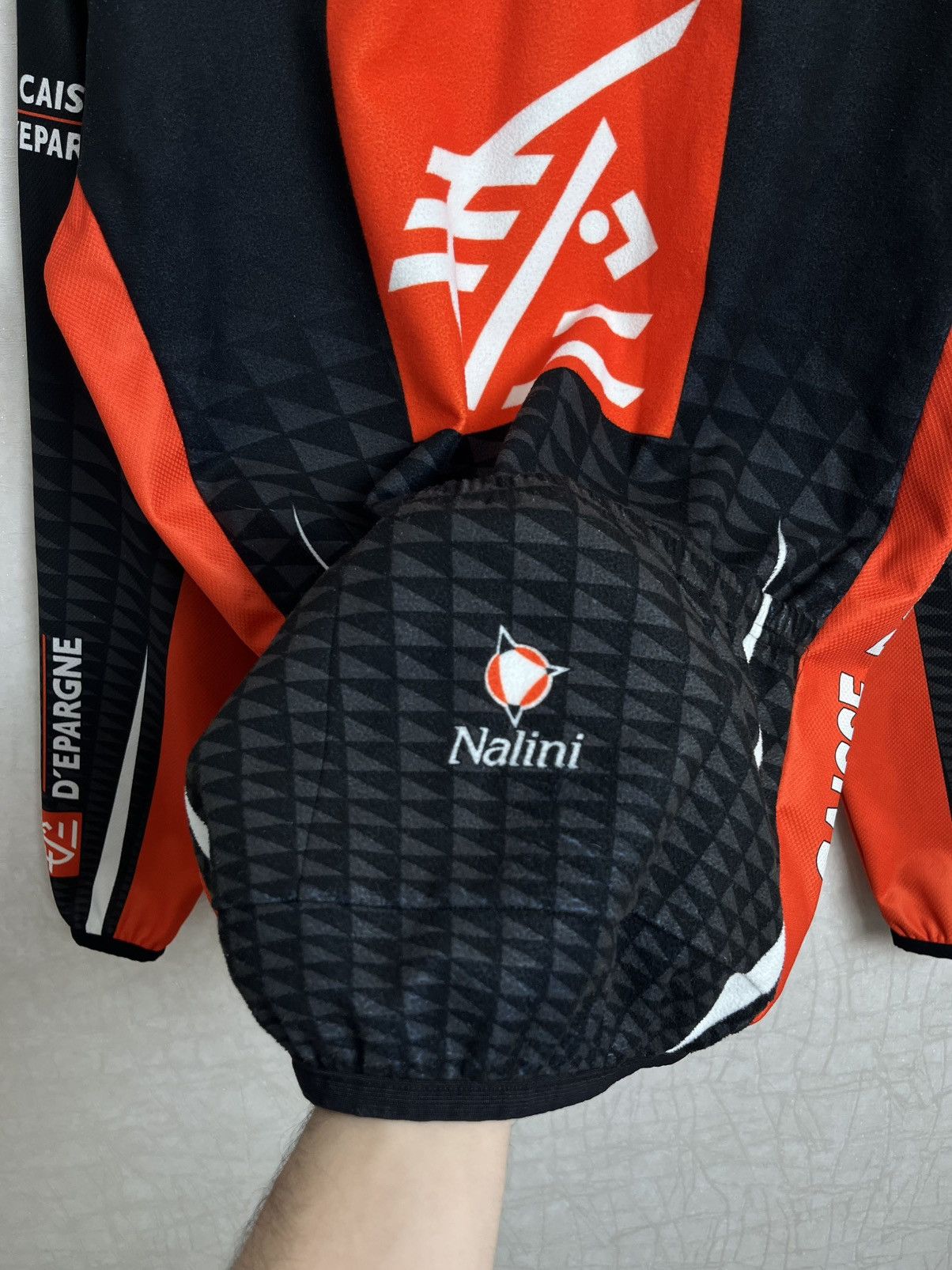 Cafe du Cycliste Nalini Caisse D'Epargne Thermal Cycling Jacket Size US L / EU 52-54 / 3 - 24 Thumbnail