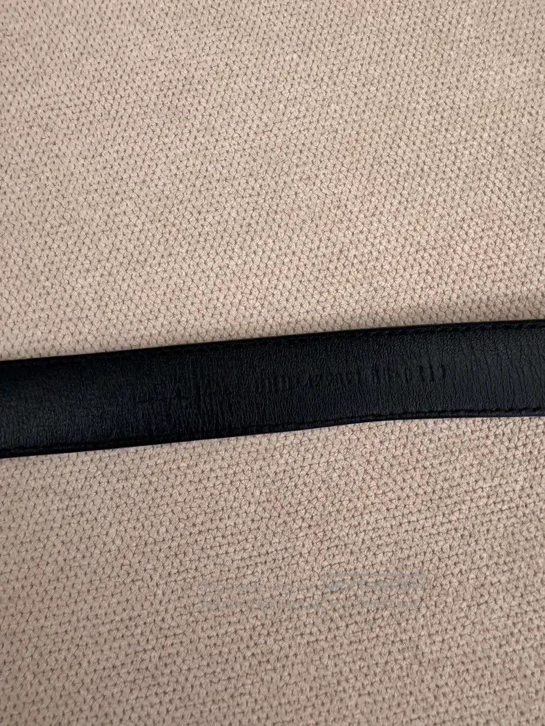 Saint Laurent Paris Saint Laurent Paris size 85 Black silver belt Size ONE SIZE - 7 Thumbnail