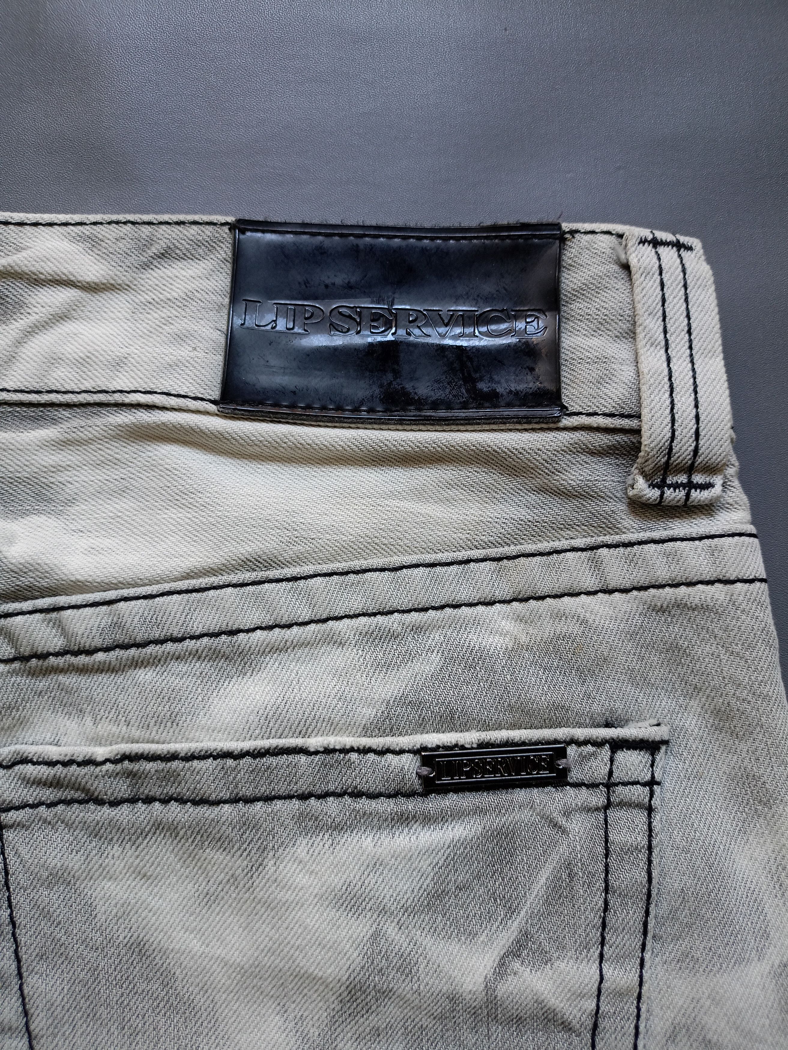 Lip Service 2000s Lip Service Distressed Cropped Denim Pants Size 31" - 6 Thumbnail