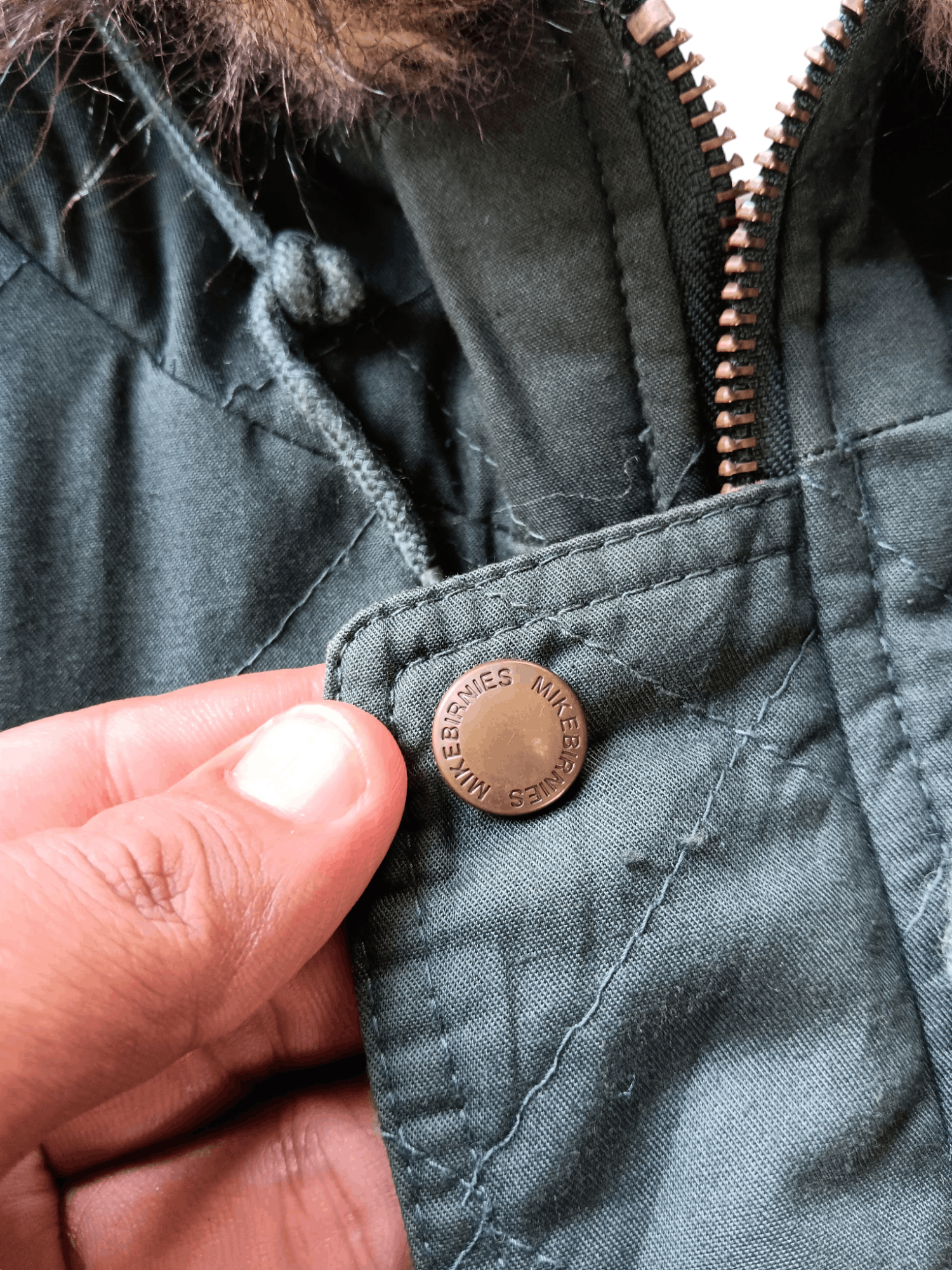 If Six Was Nine × Le Grande Bleu (L.G.B.) × Vintage Vintage mikebirnies fur hoodie sherpa lined jacket Size US XL / EU 56 / 4 - 8 Thumbnail