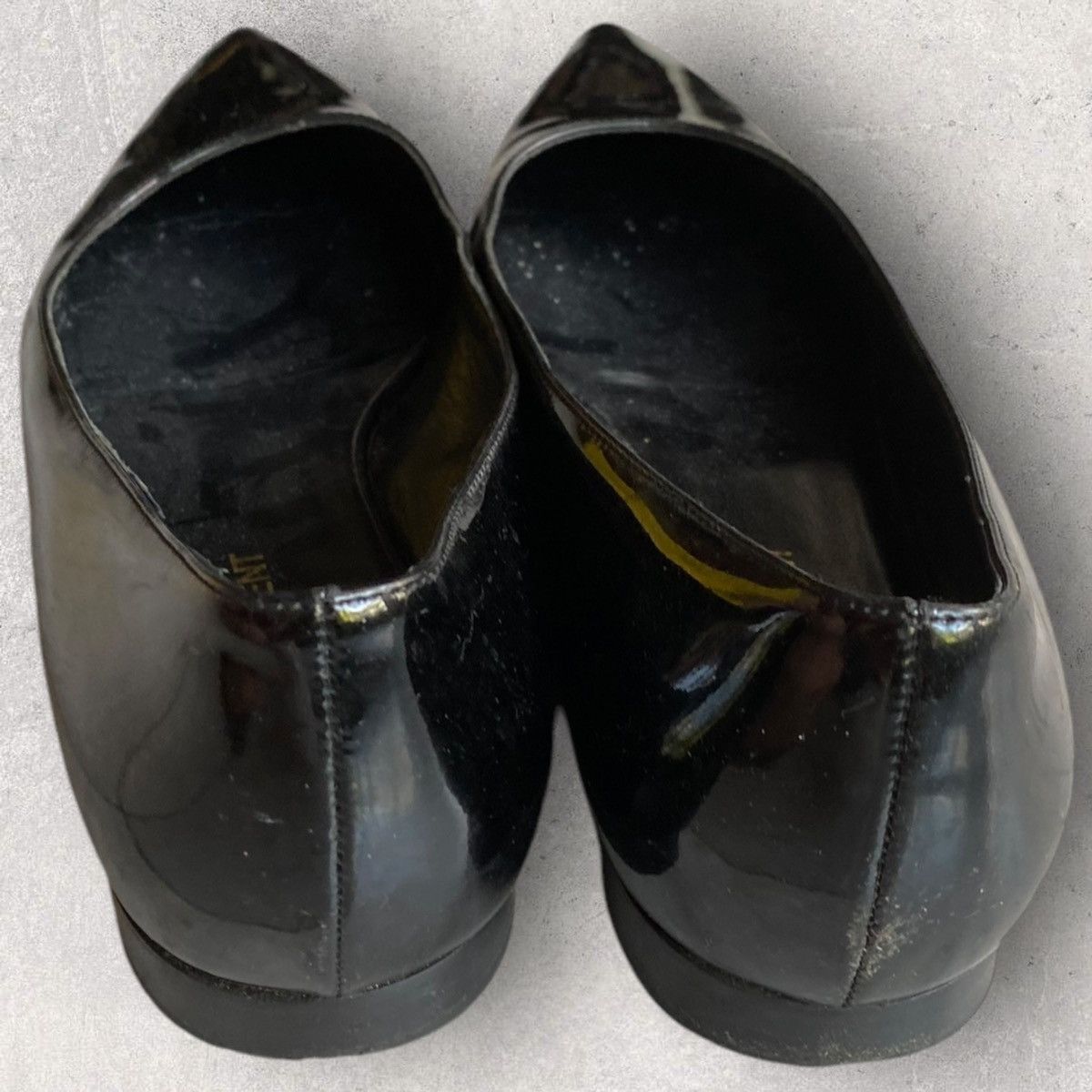 Saint Laurent Black Patent Ballet Flats
