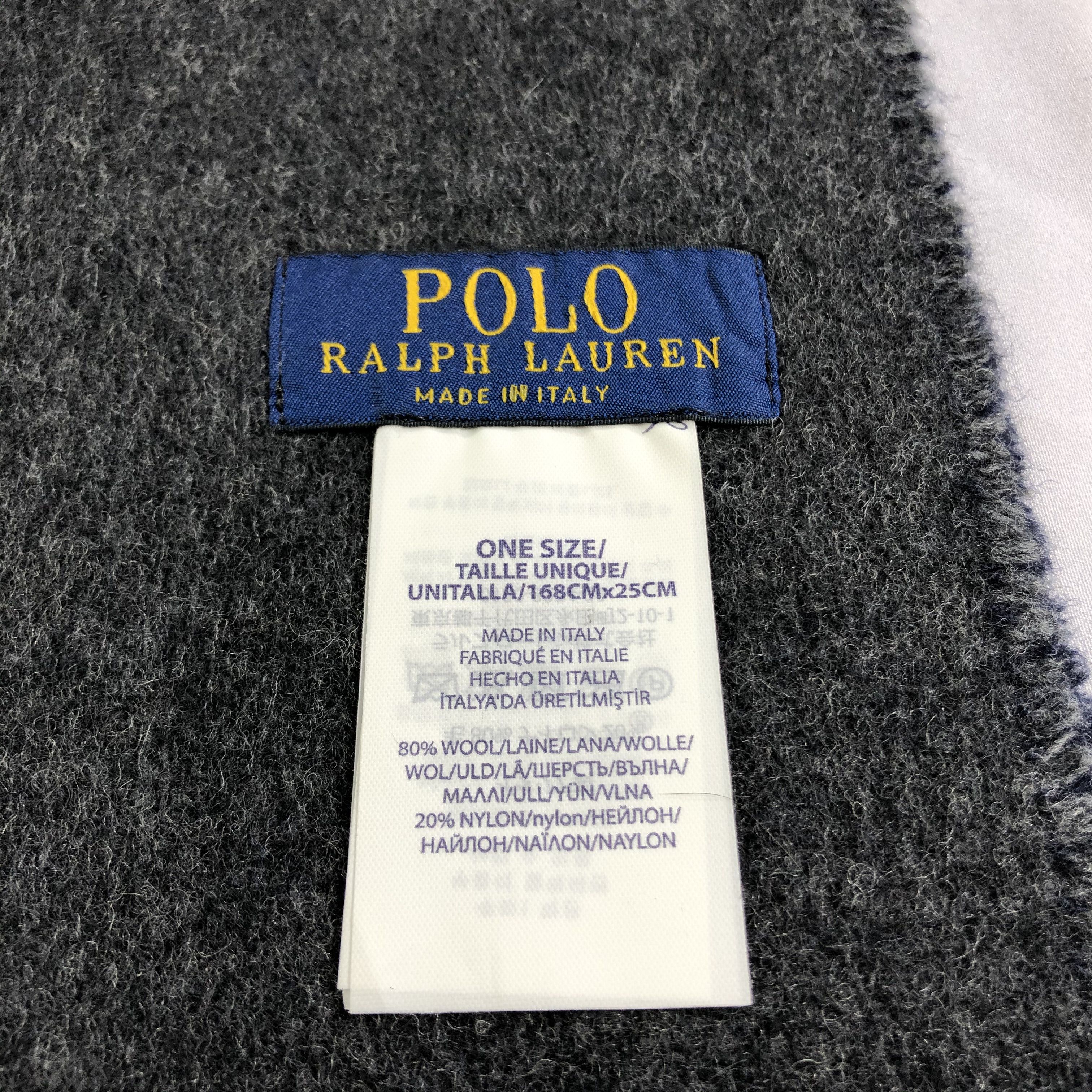 Polo Ralph Lauren Polo Ralph Lauren Wool Scarf Muffler Neckwear V2425 Size ONE SIZE - 6 Thumbnail