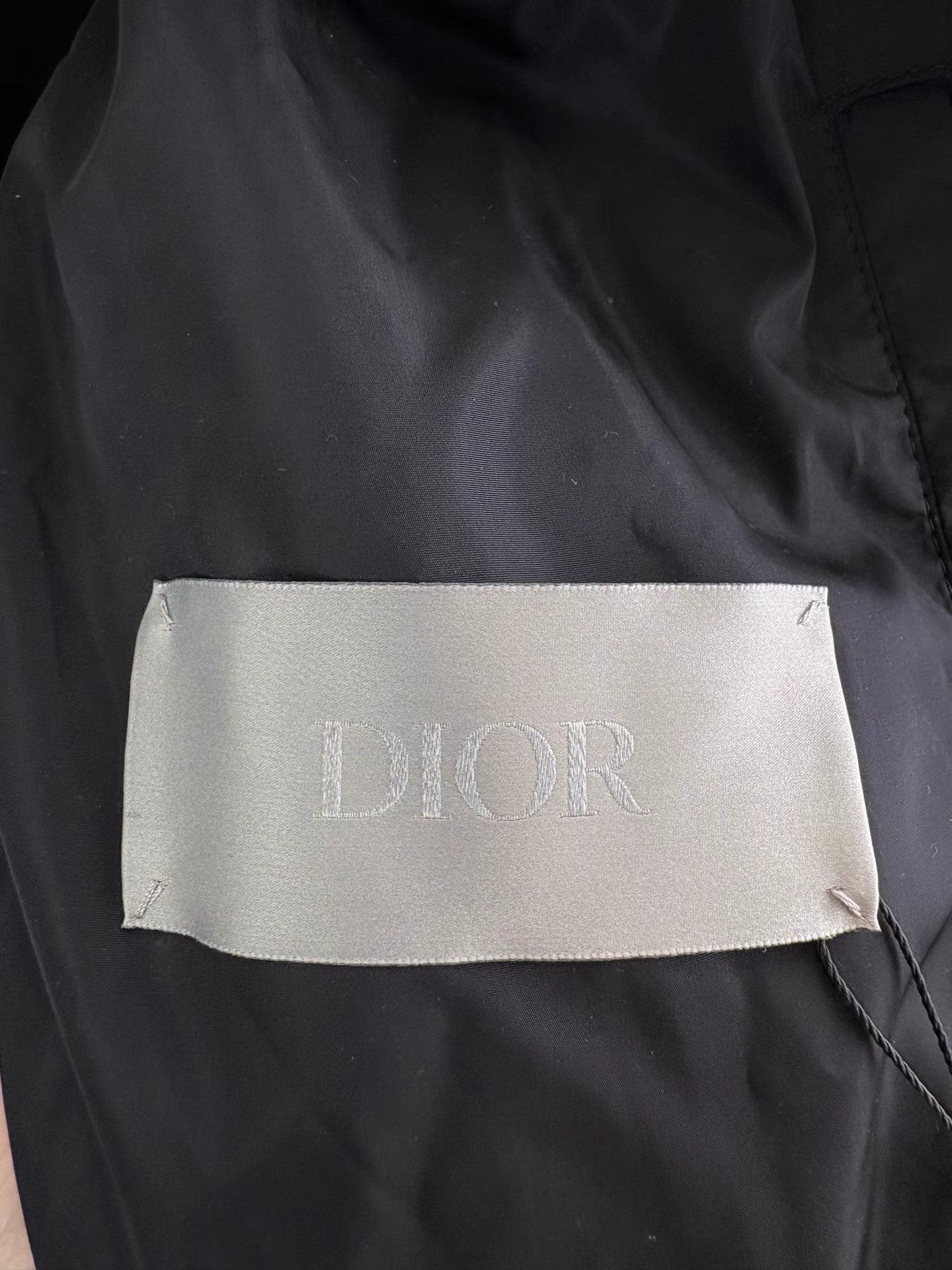Dior DIOR New Blue Oblique All-Over Logo Lapel Down Jacket Size US XL / EU 56 / 4 - 4 Thumbnail