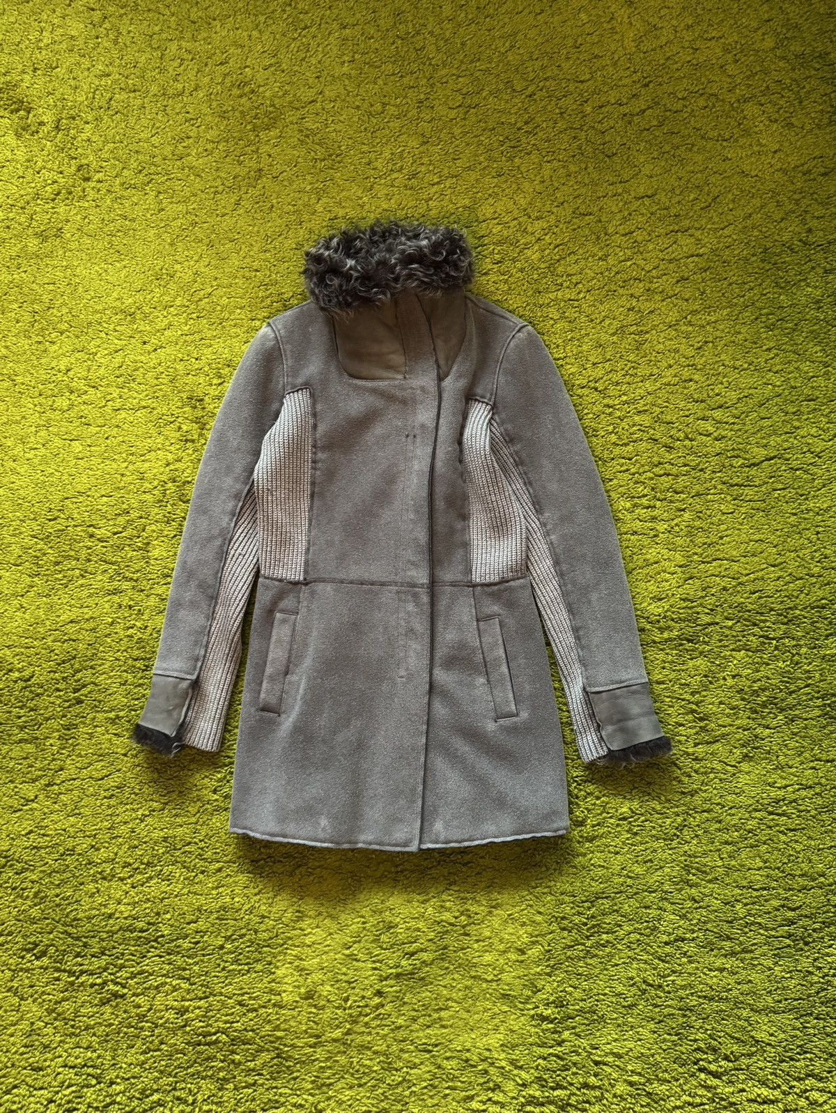 Hysteric Glamour V.Level avant Garde shearling collar wool coat jacket Size M / US 6-8 / IT 42-44 - 2 Thumbnail
