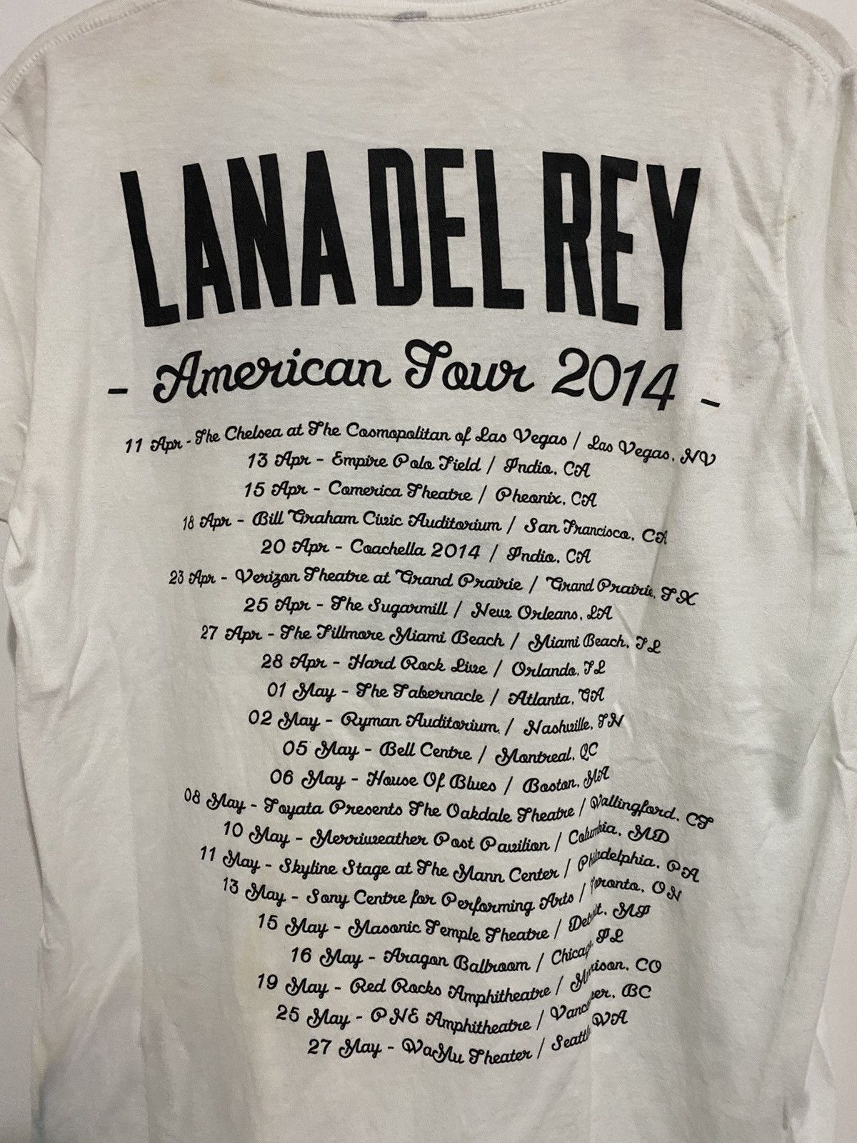 Band Tees × Vintage 💸BINDINGOFFER💸Lana Del Rey American Tour 2014 Shirt Promo Size US M / EU 48-50 / 2 - 4 Thumbnail