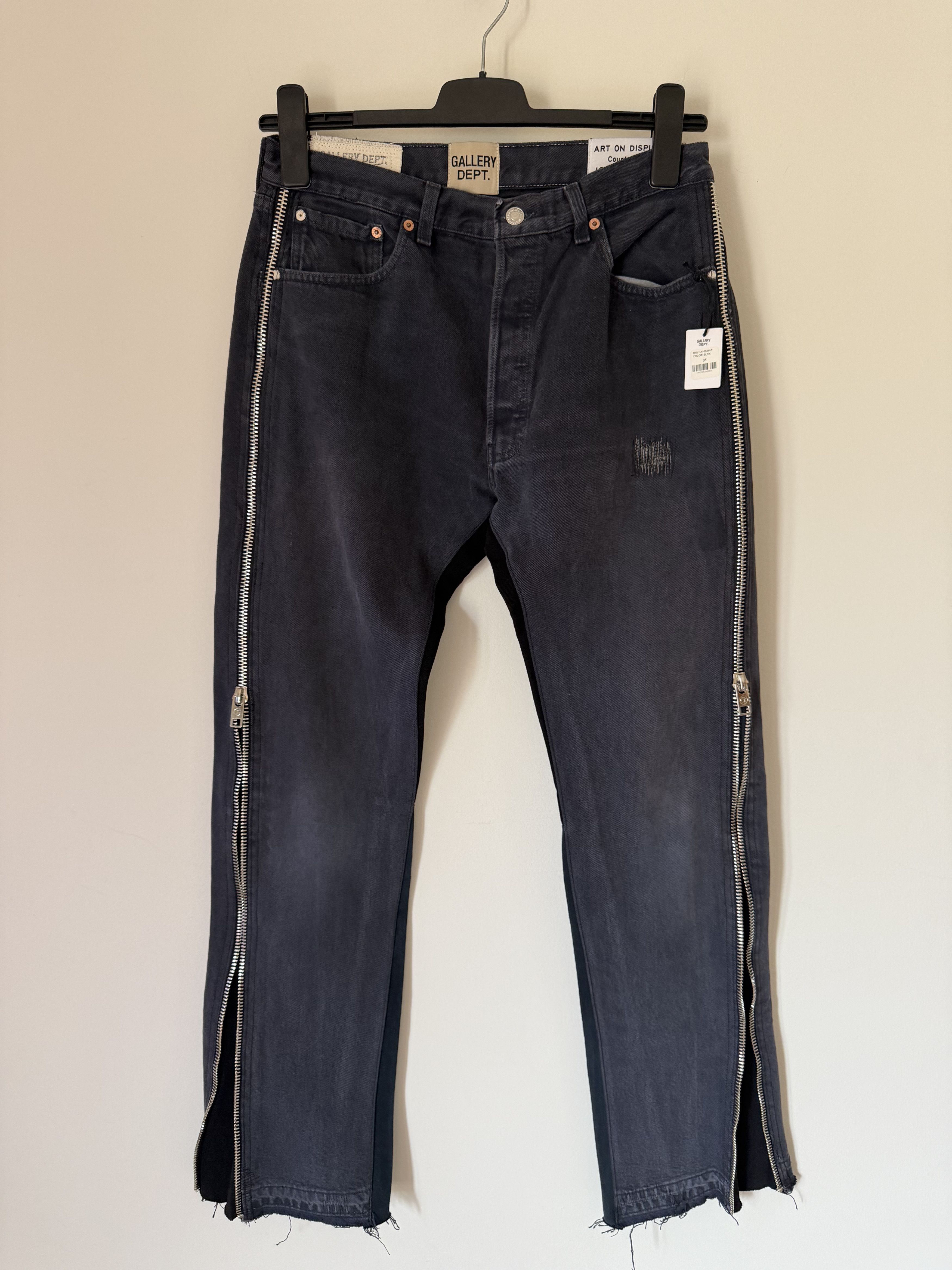 Gallery Dept. Gallery Dept. Ready LA Flare Jeans in Black Size US 31 - 2 Thumbnail