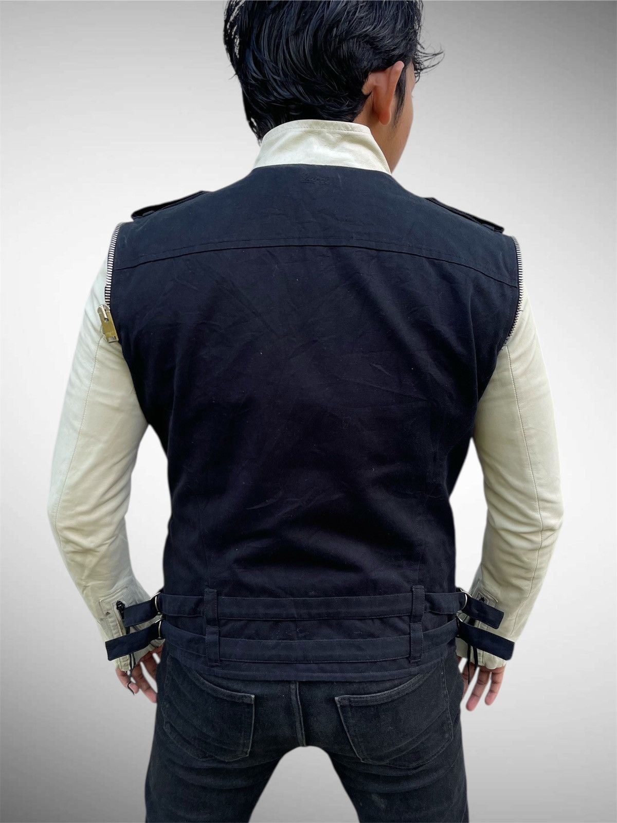 Gucci 🔥 A/W 2007 GUCCI BY TOM FORD TRIM LEATHER RACER JACKET Size US M / EU 48-50 / 2 - 13 Thumbnail