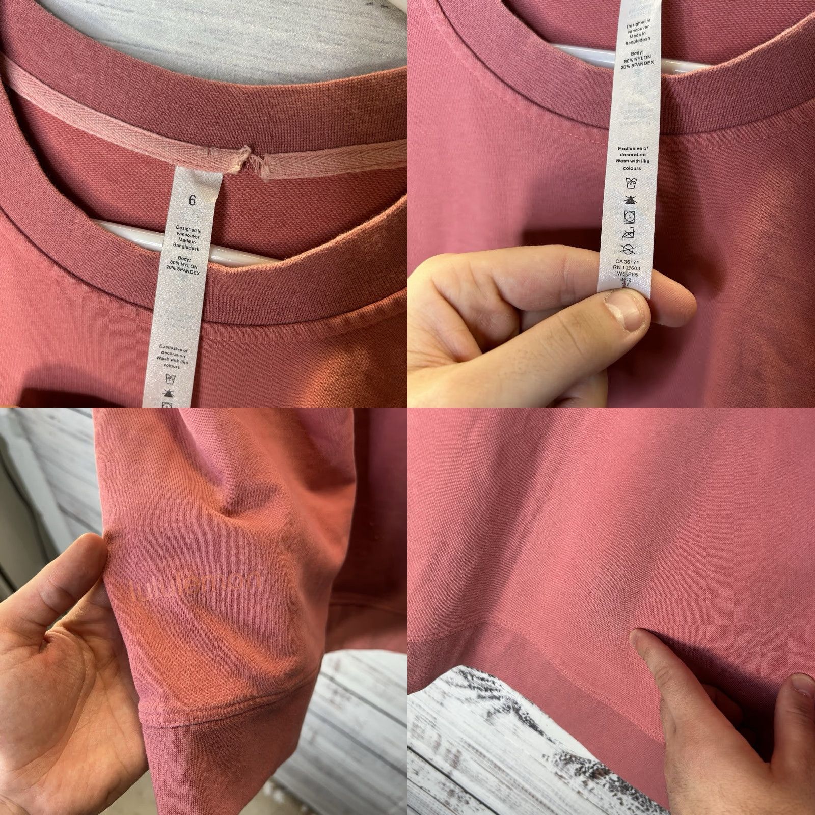 Lululemon Lululemon Sweatshirt Crew Neck Pink Women’s Size 6 Oversized Pullover Activewear Casual Shirt Womens Size M / US 6-8 / IT 42-44 - 8 Thumbnail