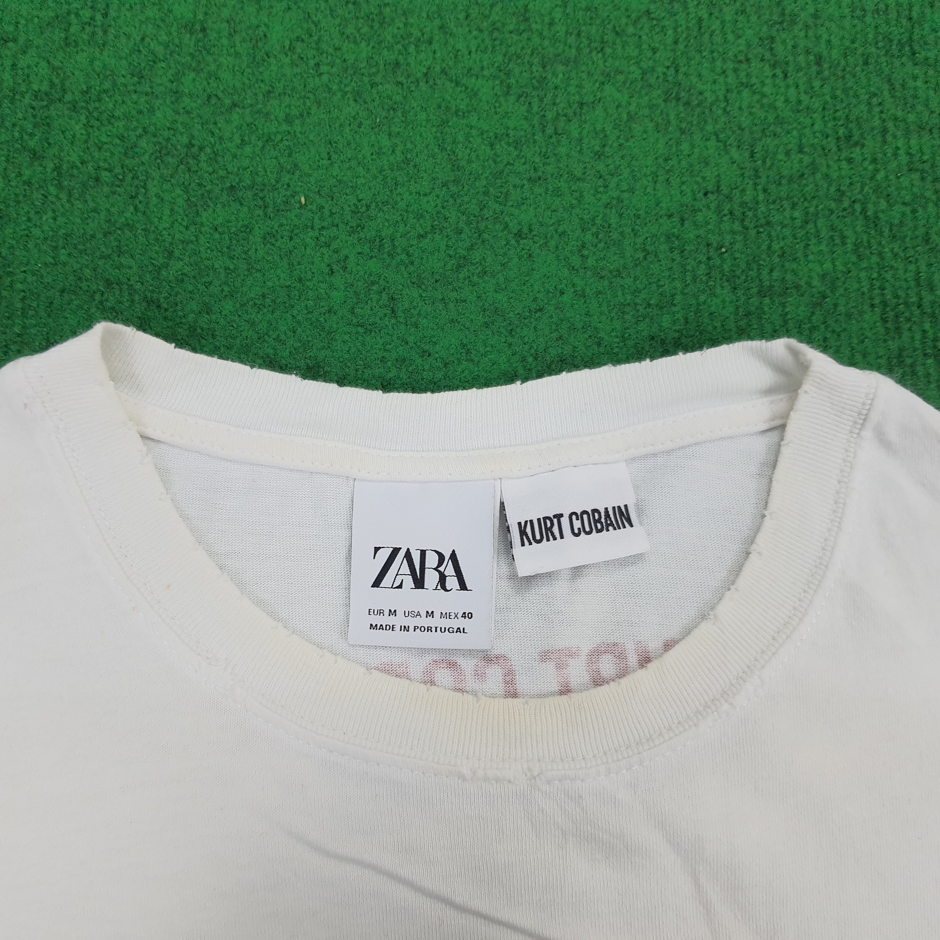 Zara Vintage ZARA Kurt Cobain Photo Tees Size US L / EU 52-54 / 3 - 5 Thumbnail