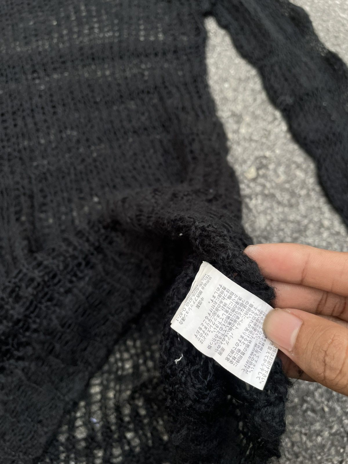 If Six Was Nine Y2K Mesh Striped Knit Size M / US 6-8 / IT 42-44 - 3 Thumbnail