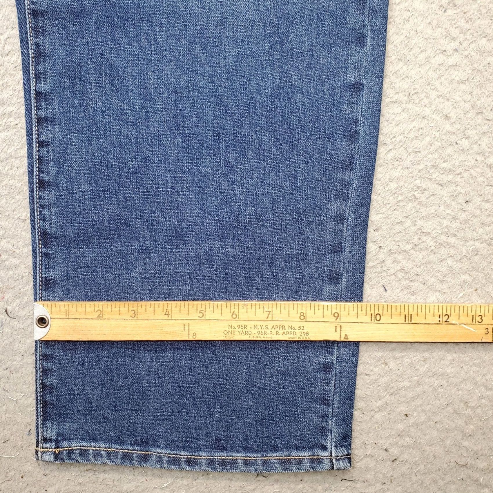 Vintage Seven7 Jeans Womens 16 Blue Denim Premium Streetwear Loose Straight MY10341DE Jeans Size 38" / US 16 / IT 52 - 5 Thumbnail