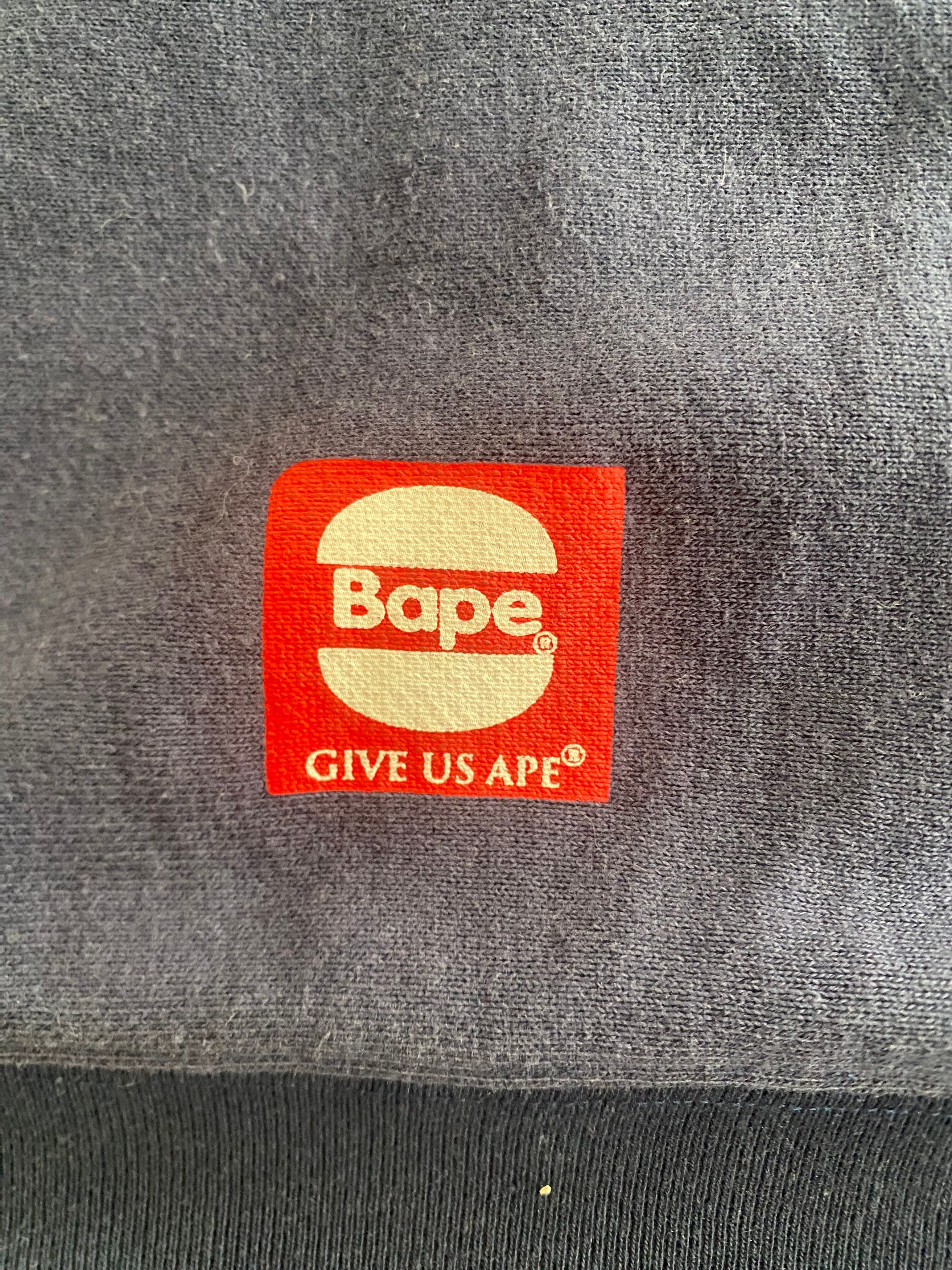 Bape Vintage Bape General Hoodie "Burger King" Size US L / EU 52-54 / 3 - 6 Thumbnail