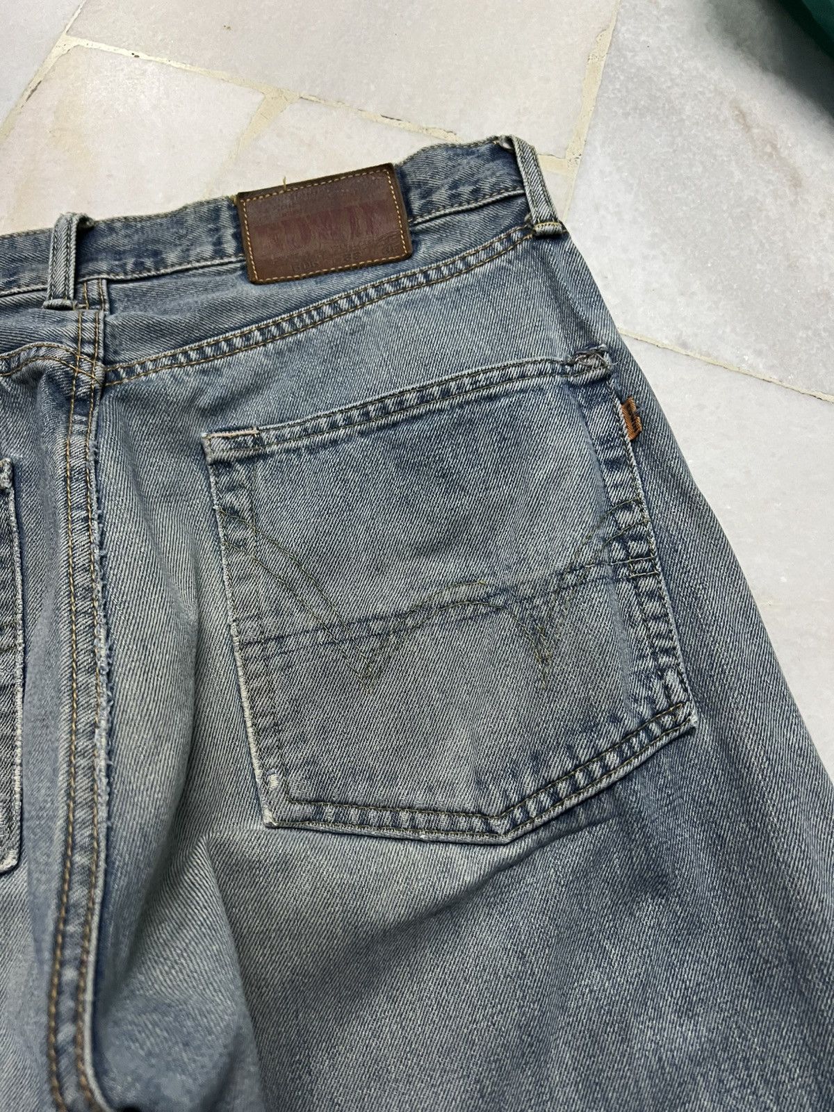 Edwin 💥Baggy💥Vintage Edwin 505 Distressed Selvedge Faded Jean Size US 32 / EU 48 - 18 Thumbnail