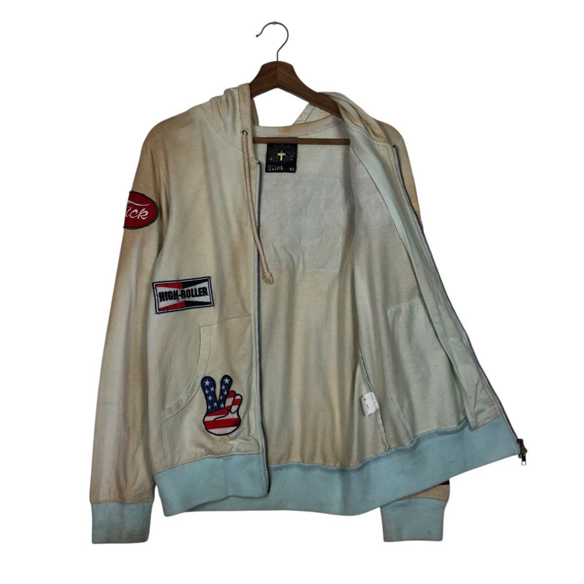 Hysteric Glamour 📌Riot Japan Zipper Hoodie Punk Design Biker Style Size US M / EU 48-50 / 2 - 13 Thumbnail