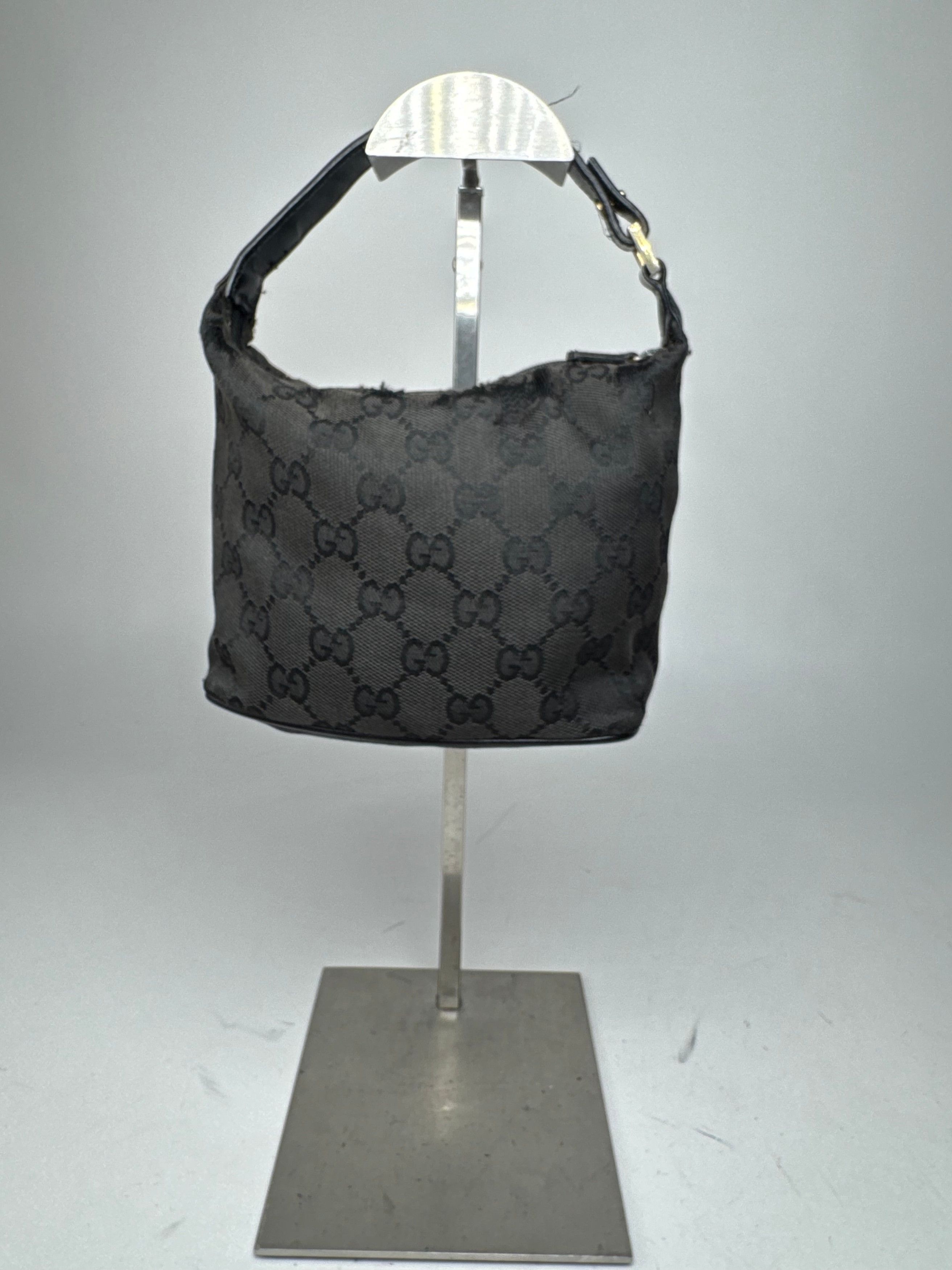 Gucci Vintage Mini Monogram Bag black brown Size ONE SIZE - 1 Thumbnail