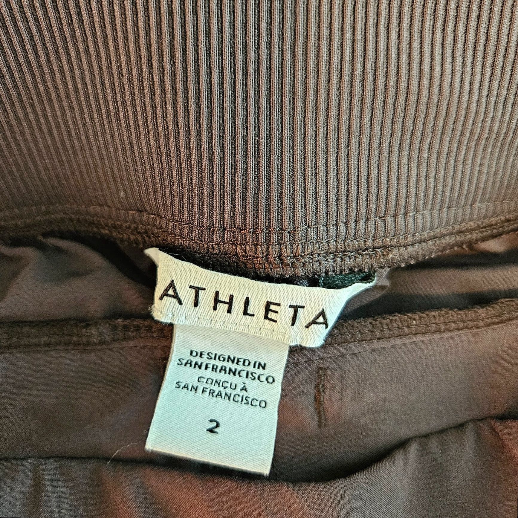 Athleta Athleta Womens Brooklyn Ankle Pants Sz 2 Purple Pull On Mid Rise Size 26" / US 2 / IT 38 - 7 Thumbnail