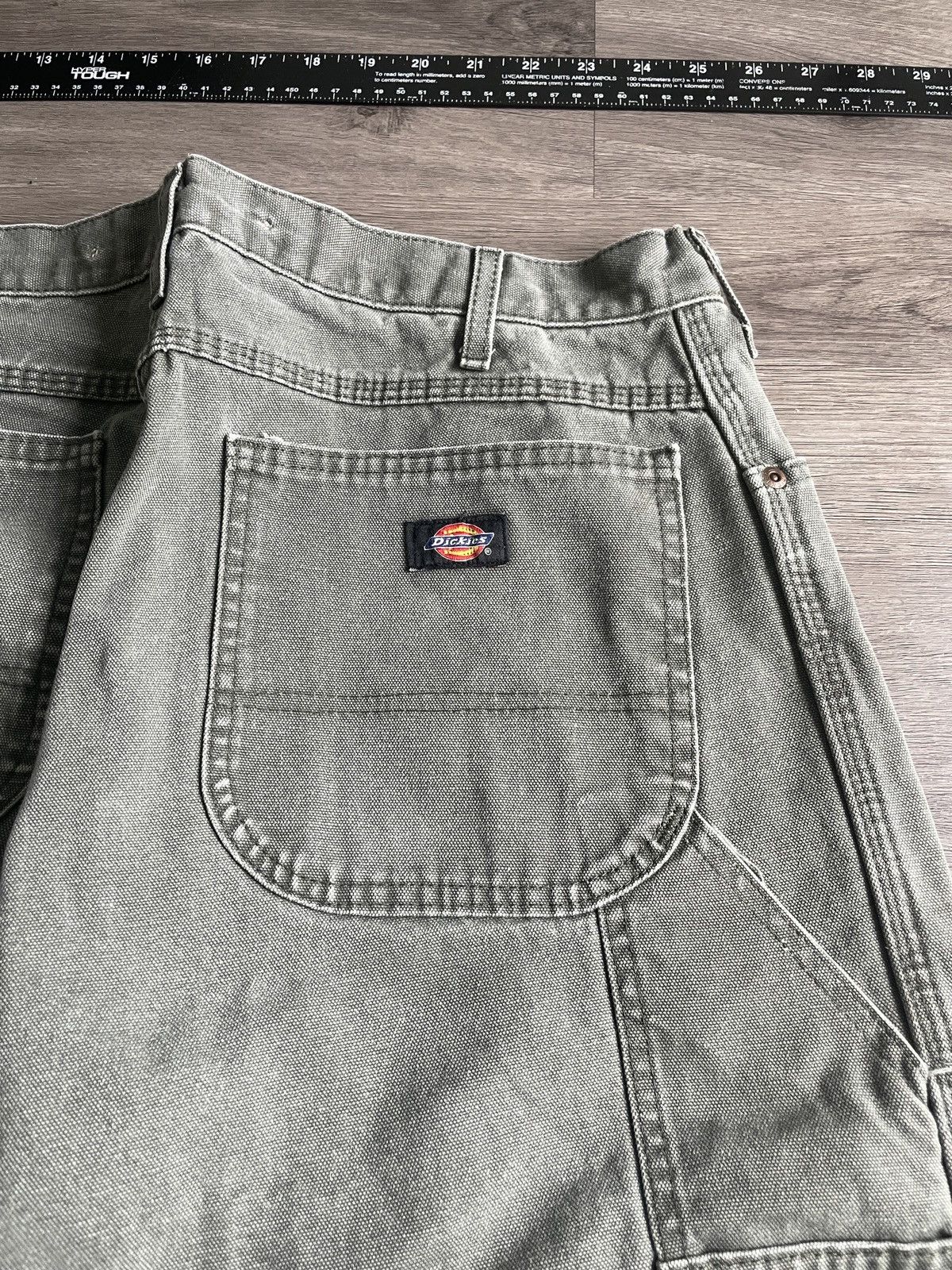 Dickies Y2K Dickies “Carpenter Style” Green Canvas Pants (No Sz.) Size US 34 / EU 50 - 2 Thumbnail
