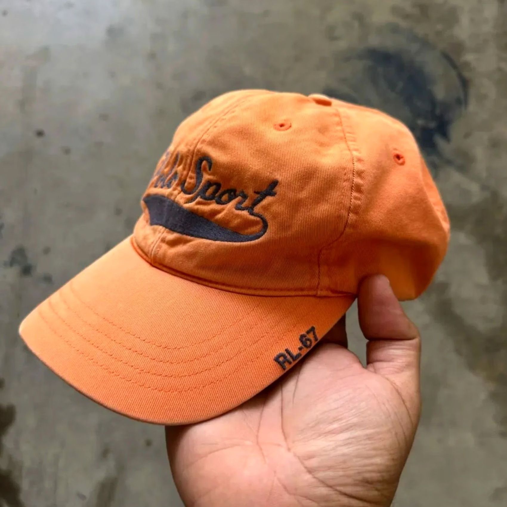 Polo Ralph Lauren VINTAGE Ralph Lauren Polo Hat Baseball Cap Orange One Size Men Hat Size US M / EU 48-50 / 2 - 2 Thumbnail