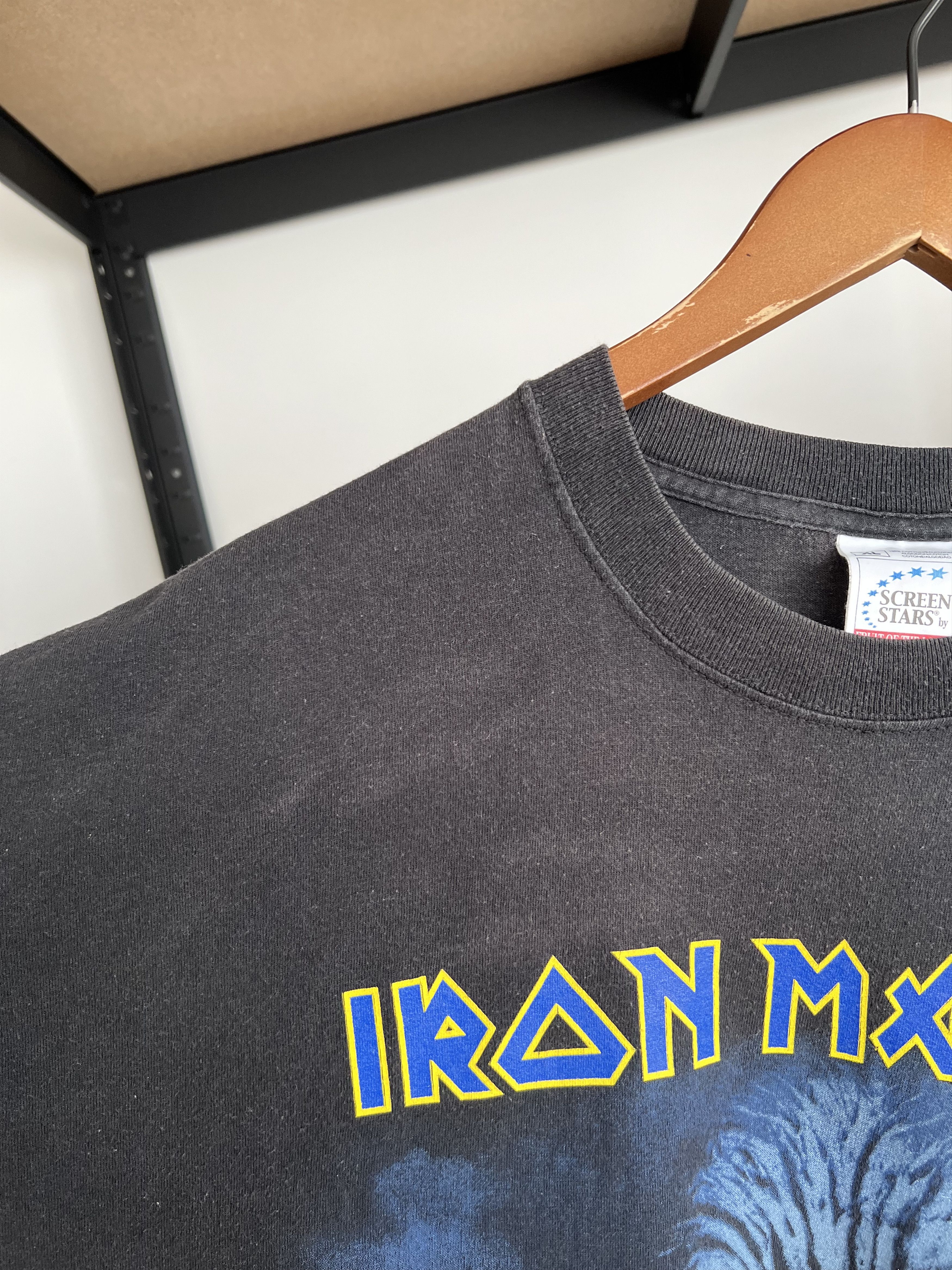 Band Tees Vintage 2002 Iron Maiden Rock In Rio Black T-shirt Size US XL / EU 56 / 4 - 10 Thumbnail