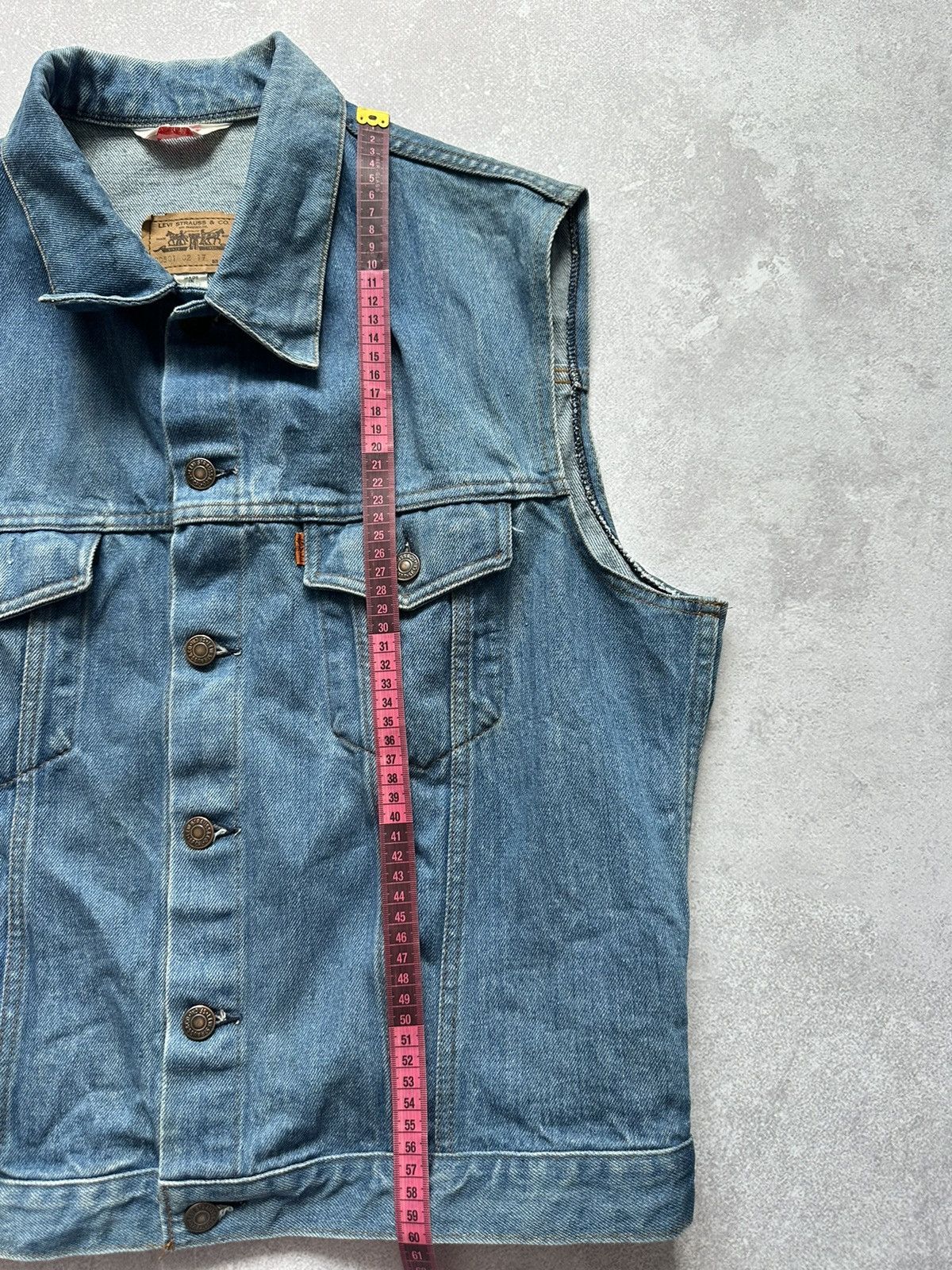 Levi's Levi's Jeans 70501 Weste Jeansweste Vintage Denim France Size US S / EU 44-46 / 1 - 6 Thumbnail