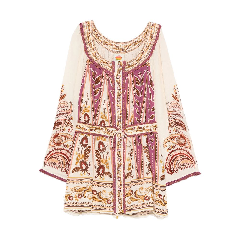 Farm Rio Farm Rio NEUTRALS Dresses - Day Dresses Size S / US 4 / IT 40 - 1 Thumbnail