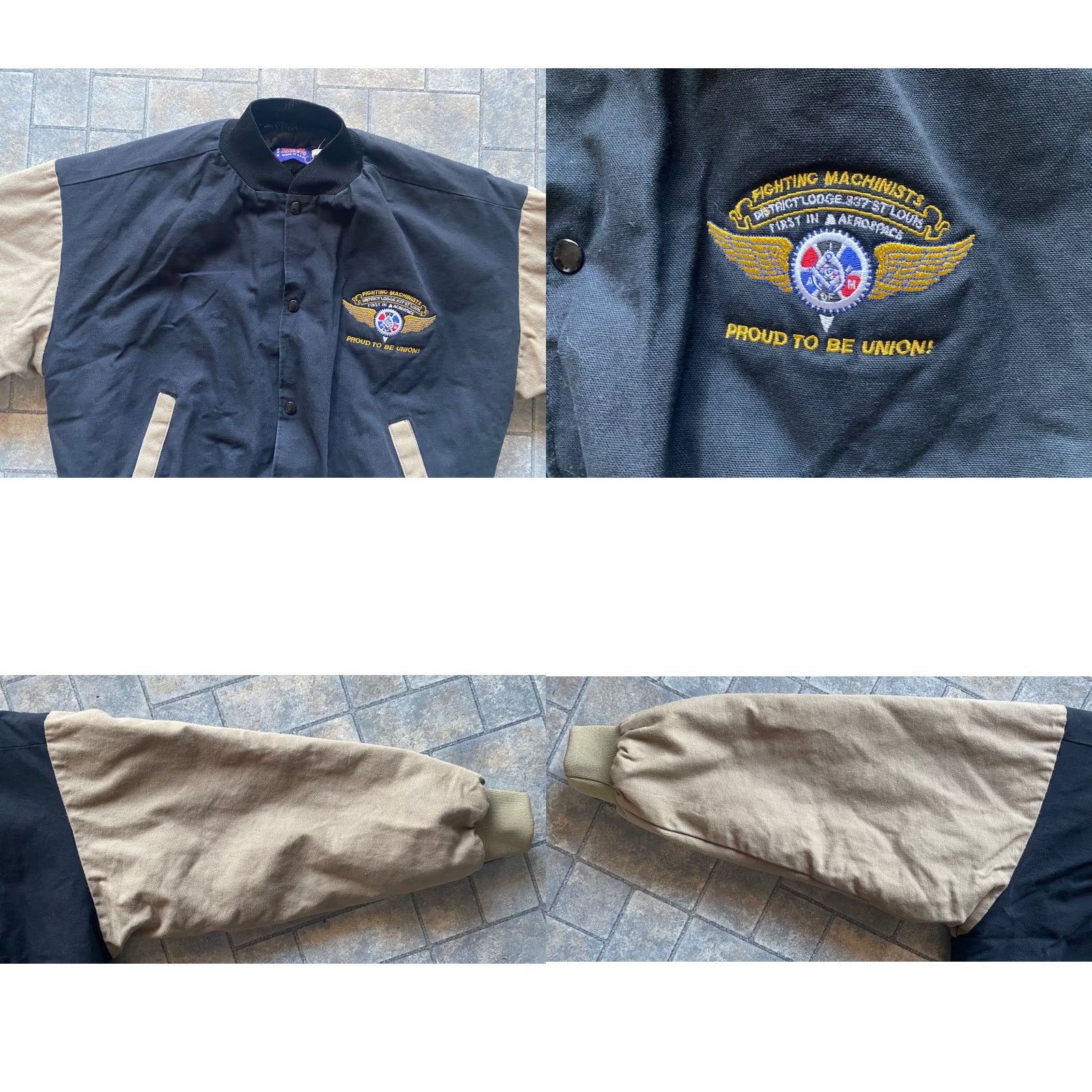 Vintage VINTAGE ASW Jackets Made In USA Mens Medium Fighting Machinists Union Aerospace Jacket Shirt? Size US M / EU 48-50 / 2 - 8 Thumbnail