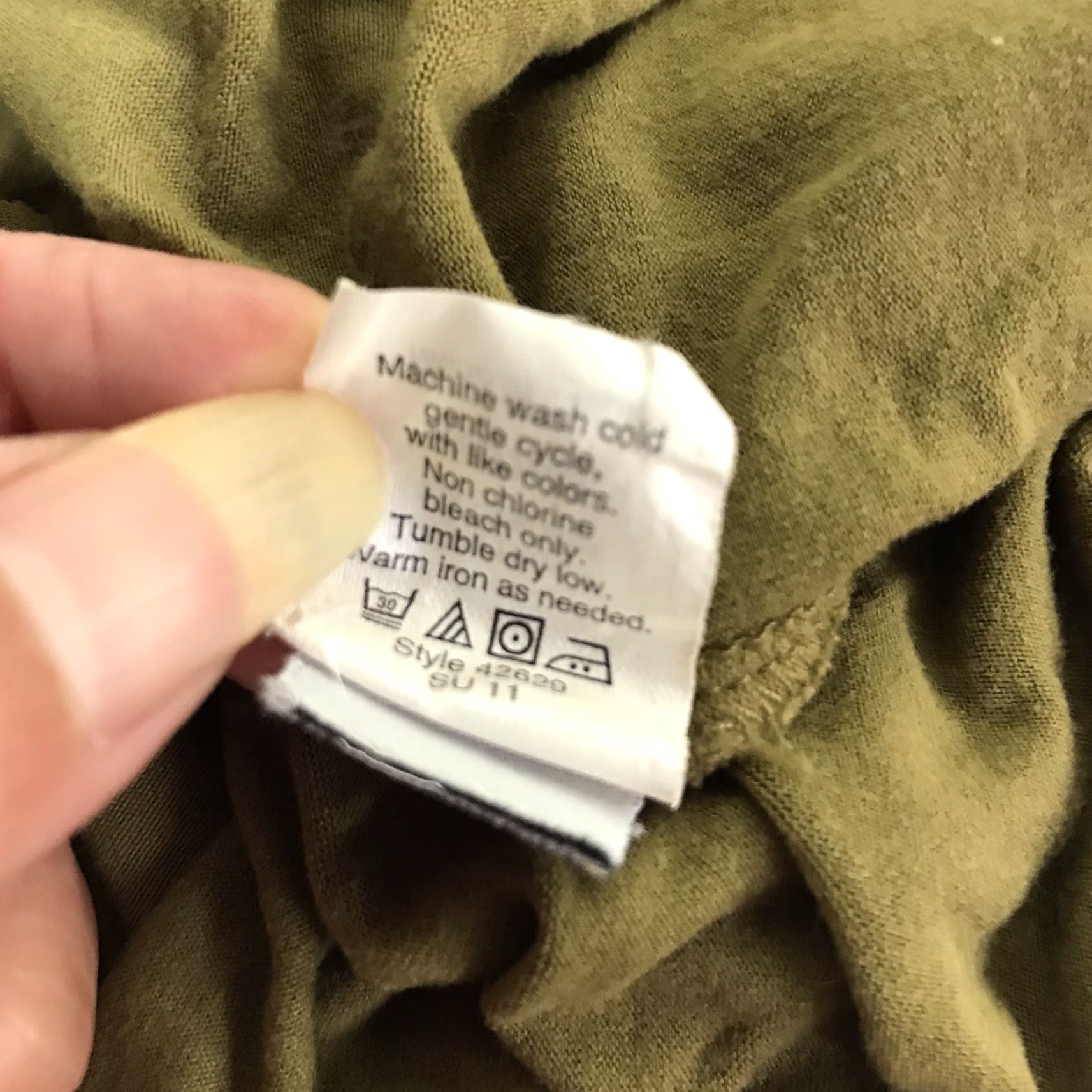 J.Crew J.CREW Gold Flutter Sleeve V-Neck Drawstring Knee Length Dress Womens Size S Casual Workwear Size S / US 4 / IT 40 - 5 Thumbnail