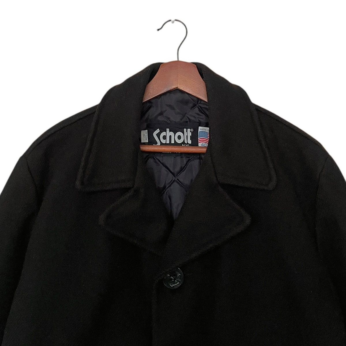 Schott × Vintage Vintage Brand Schott Wool Chore Jacket 1990s Size US M / EU 48-50 / 2 - 3 Thumbnail