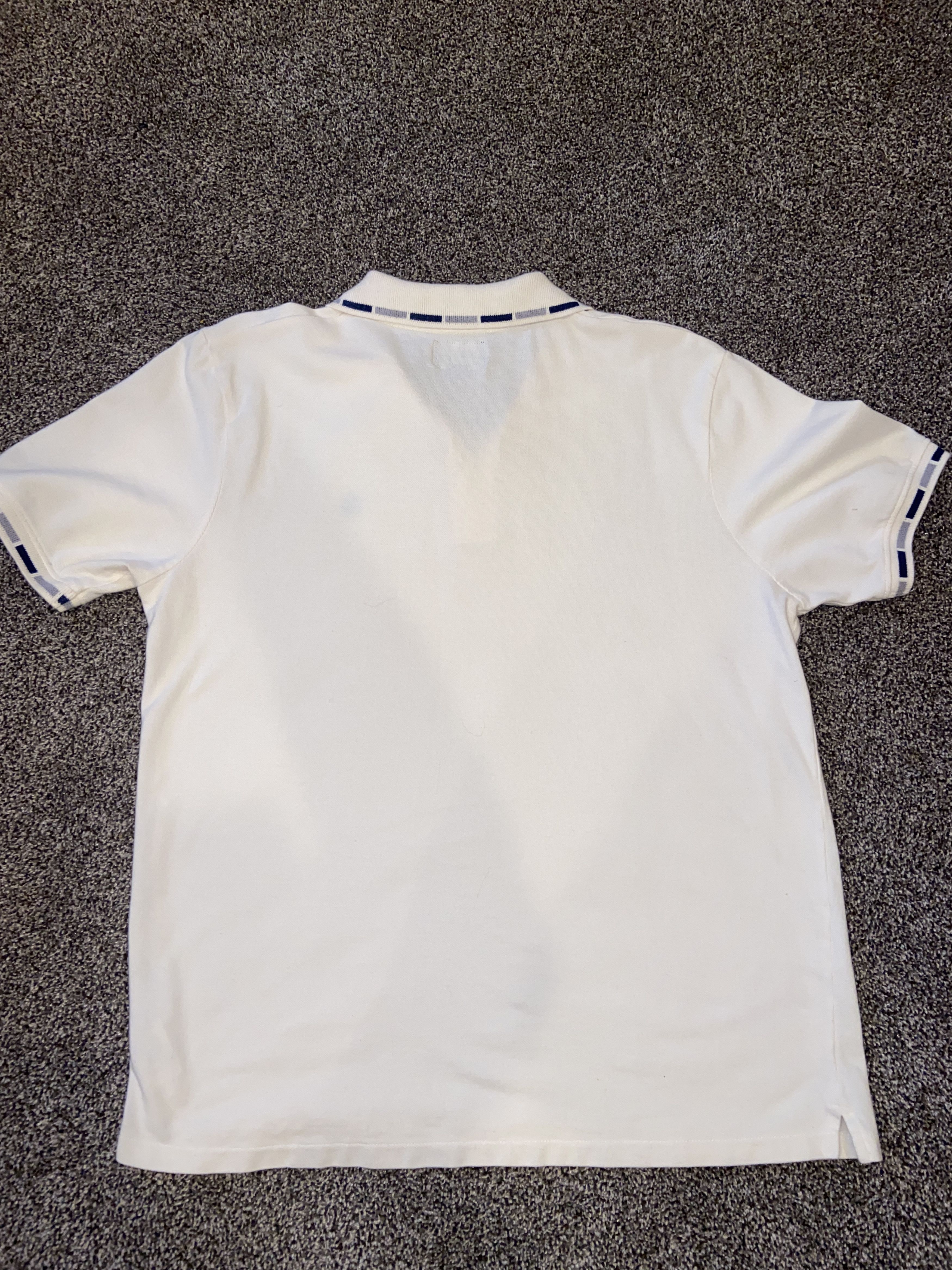 Stussy Stusssy Cream Textured SS Polo Size US L / EU 52-54 / 3 - 3 Thumbnail
