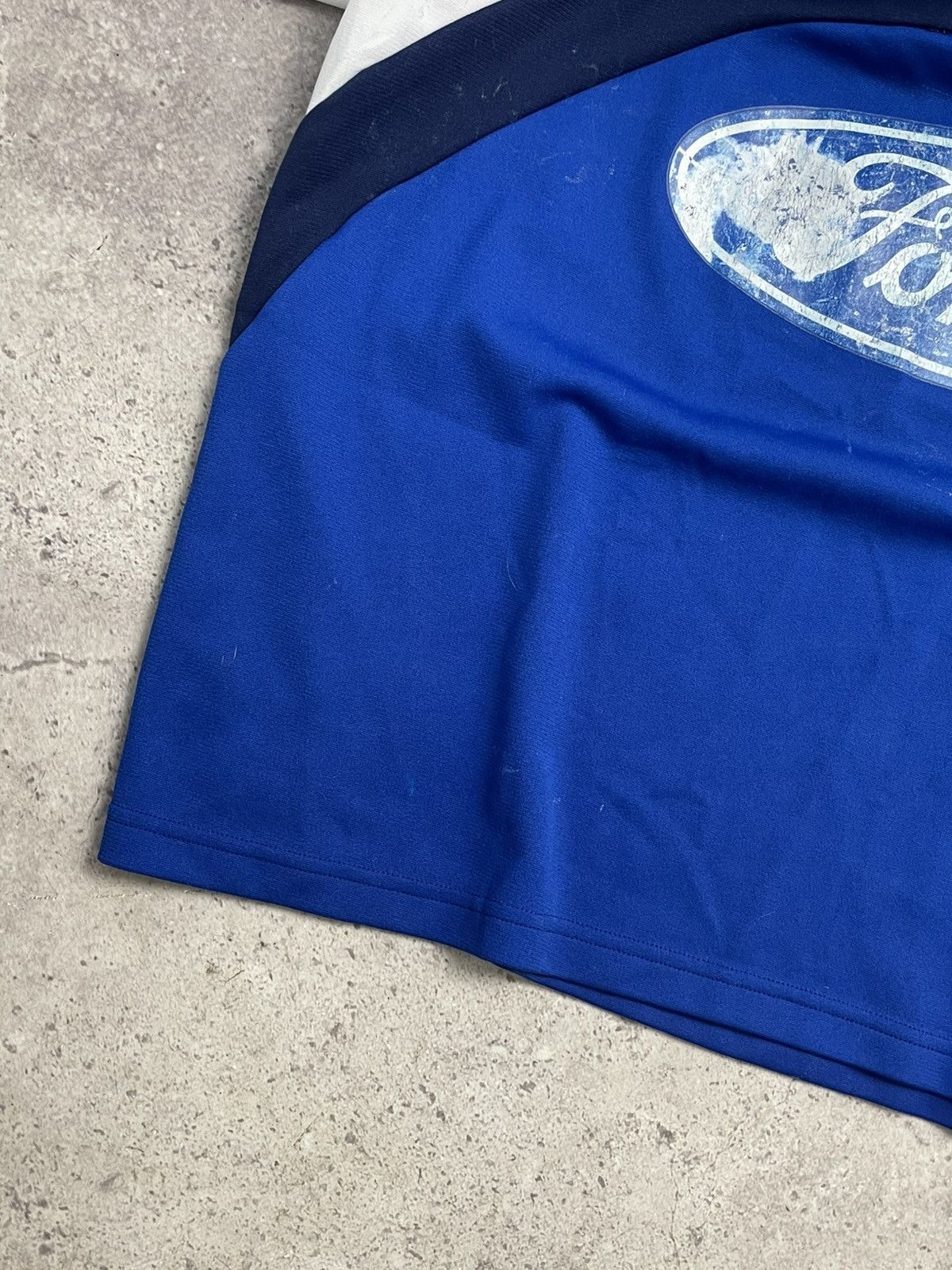 Adidas × Ford × Vintage Vintage Jersey Adidas Ford Rugby Blue T Shirt Rare Size US M / EU 48-50 / 2 - 4 Thumbnail