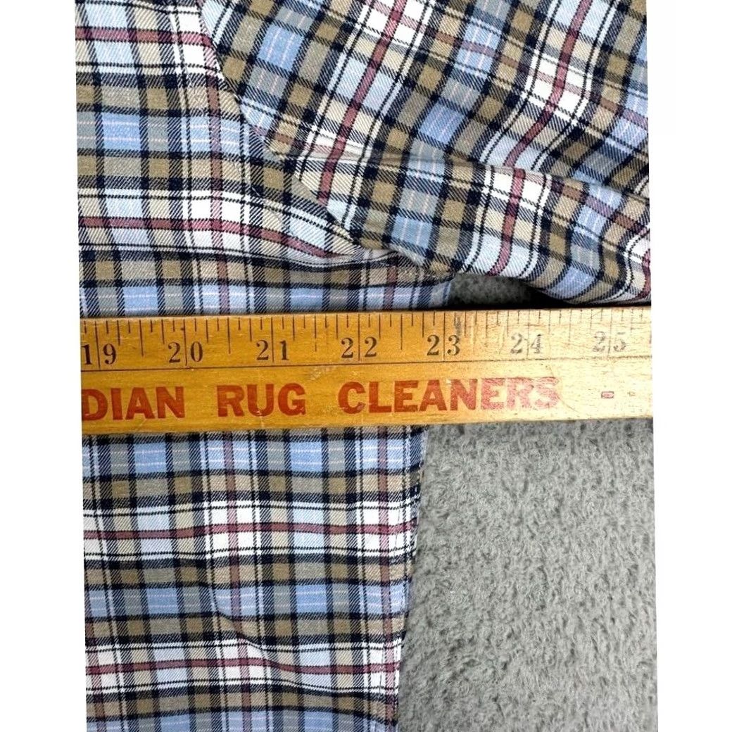Peter Millar Peter Millar Shirt Mens Medium Blue Multi Button Up Plaid Baltusrol Casual EUC Size US M / EU 48-50 / 2 - 7 Thumbnail