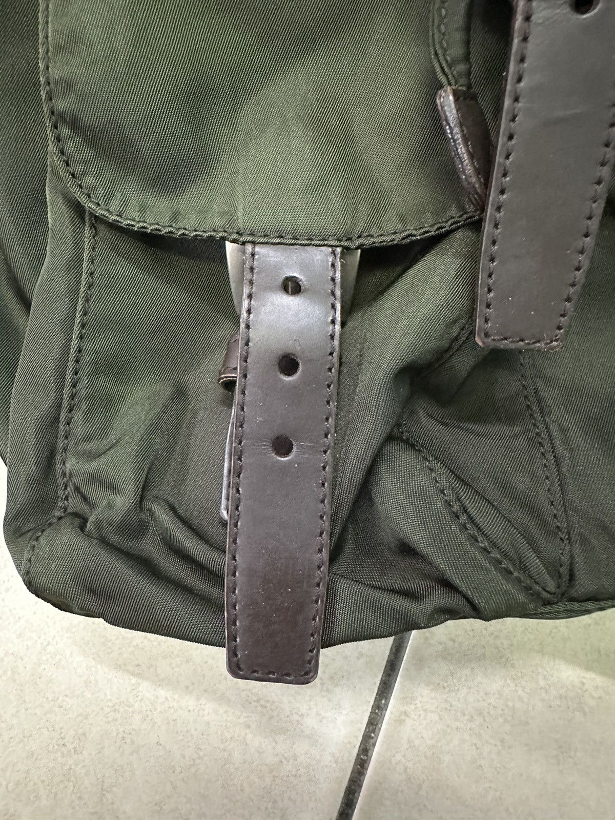 Prada AUTHENTIC VINTAGE PRADA MINI GREEN NYLON BACKPACK Size ONE SIZE - 15 Thumbnail