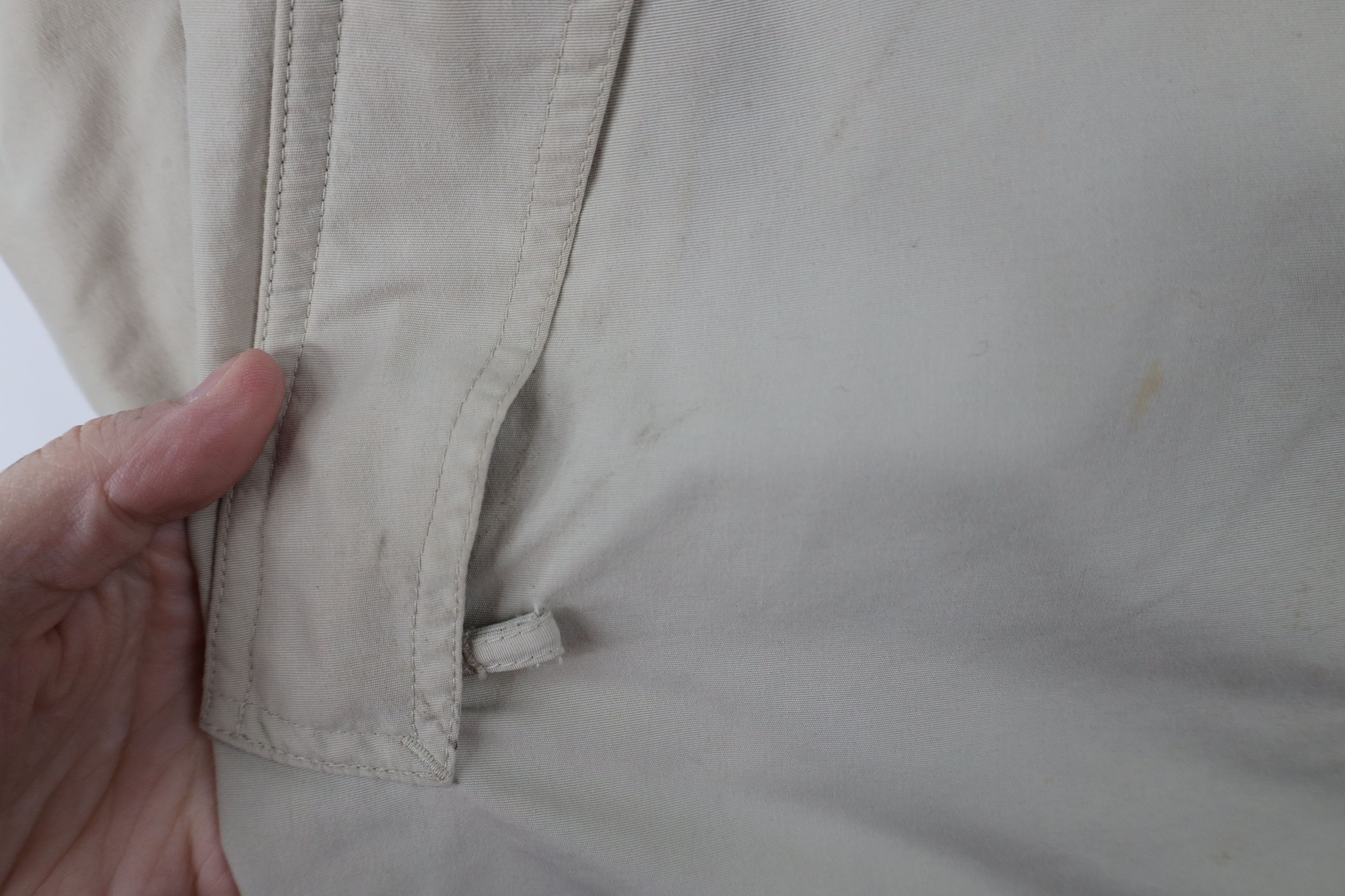 Lands' End × Vintage Vintage 90s Lands End Hooded Windbreaker Jacket Beige Size US XL / EU 56 / 4 - 6 Thumbnail