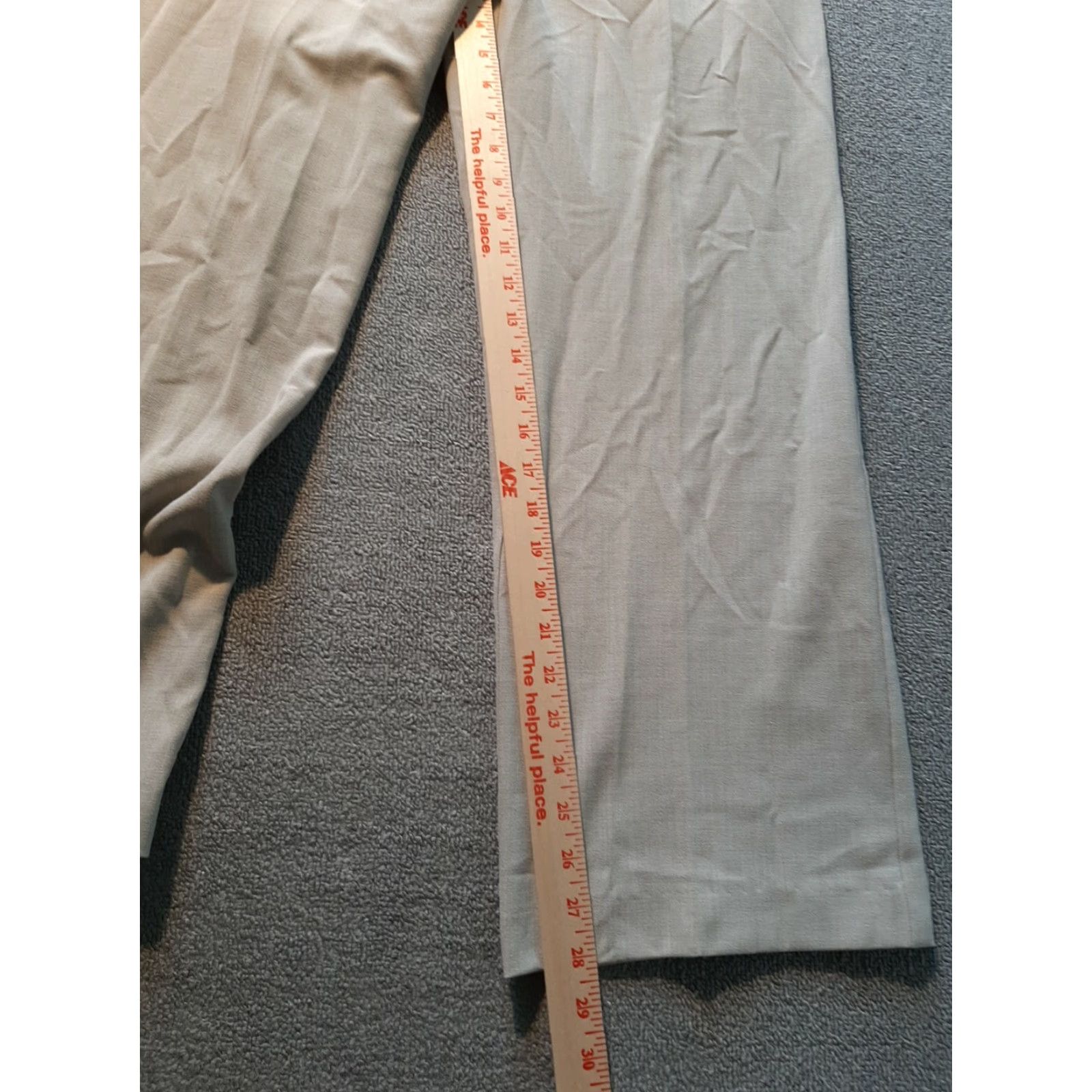 Jessica Simpson Jessica Simpson Womens Size 10 Beige Jeans Straight Crop Cotton Blend 26in Inseam Beige Pants Regular Button Mens? Size 32" / US 10 / IT 46 - 2 Thumbnail