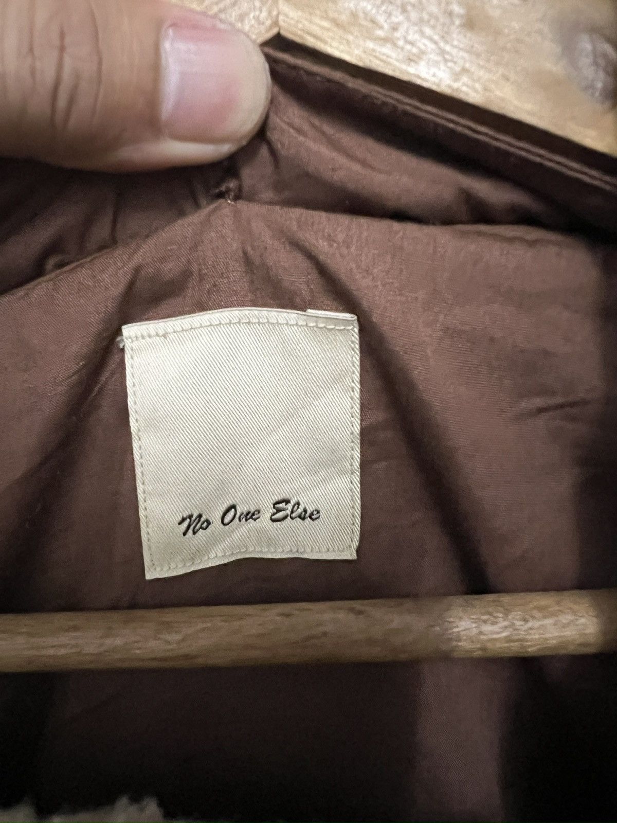 Japanese Brand 429.No One Else x Japanase Brand x Sheep Skin Leather Size ONE SIZE - 4 Thumbnail