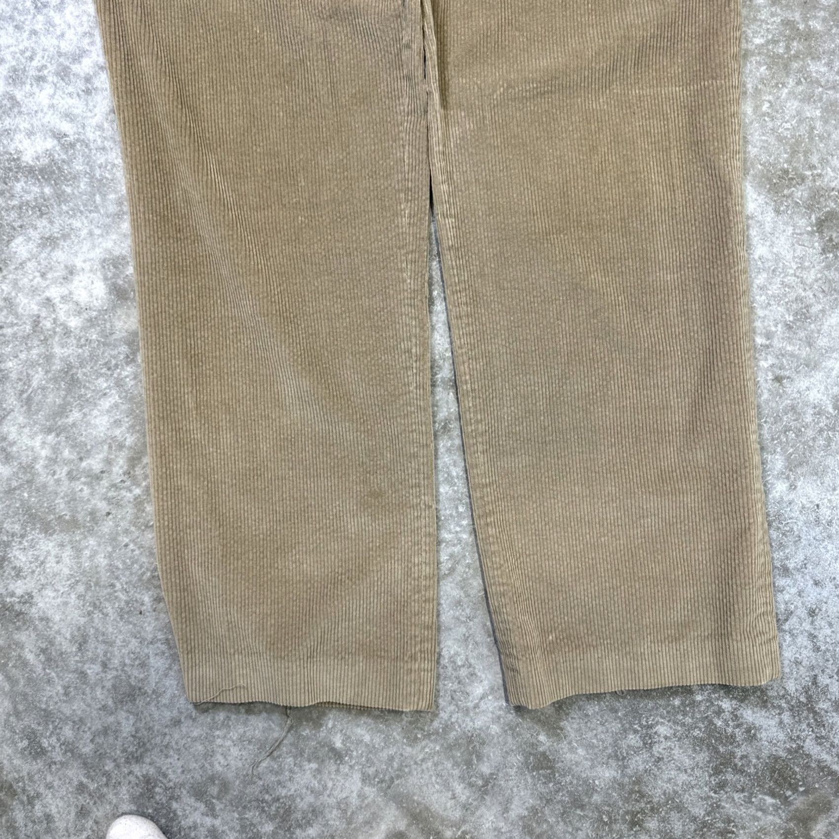 Vintage VINTAGE L.L. Bean Pants Mens 40x33 Corduroy 90s USA Made Tan Brown Outdoors Size US 40 / EU 56 - 2 Thumbnail